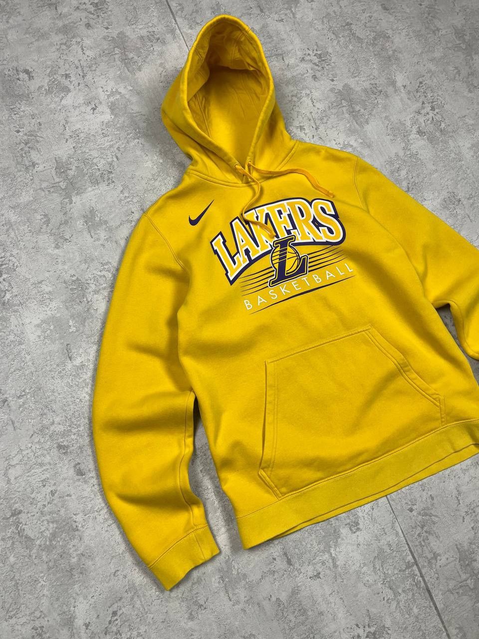 NBA Nike NBA Lakers Basketball Hoodie Big Logo Size US M / EU 48-50 / 2 - 2 Thumbnail