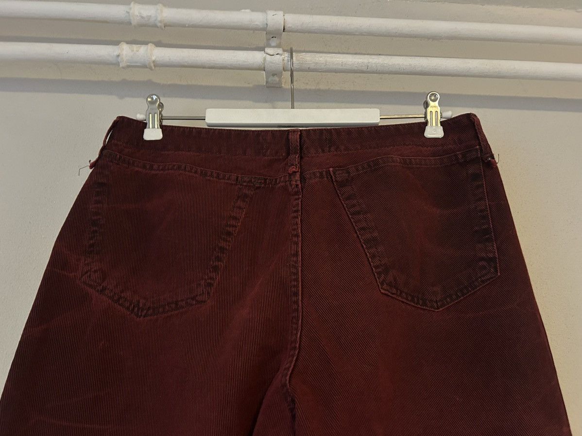 Just Cavalli Just Cavalli Distressed Burgundy Jeans Size US 32 / EU 48 - 8 Thumbnail