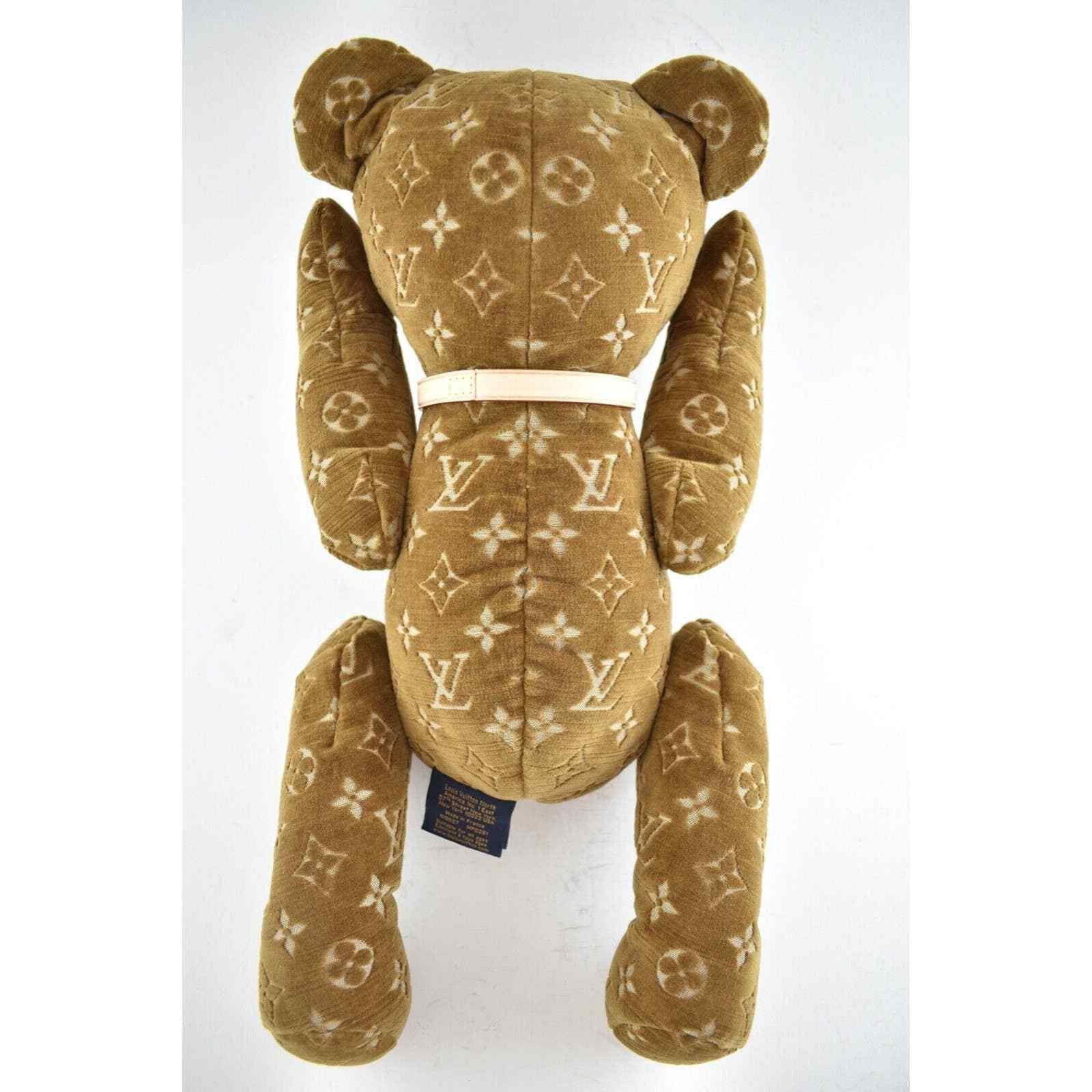 Louis Vuitton Louis Vuitton Doudou Teddy Velour Logo Rare 2005 2020 GI0627 Size ONE SIZE - 12 Thumbnail
