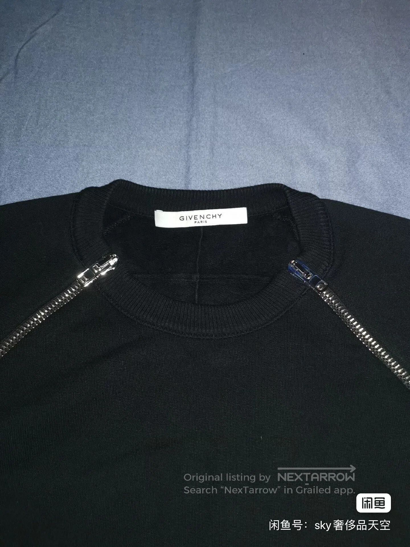Givenchy givenchy oversized black sweatshirt with zippers. Size US M / EU 48-50 / 2 - 3 Thumbnail