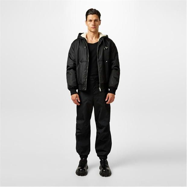 Prada PRADA Re-Nylon Fur-Lined Jacket Size US S / EU 44-46 / 1 - 5 Thumbnail