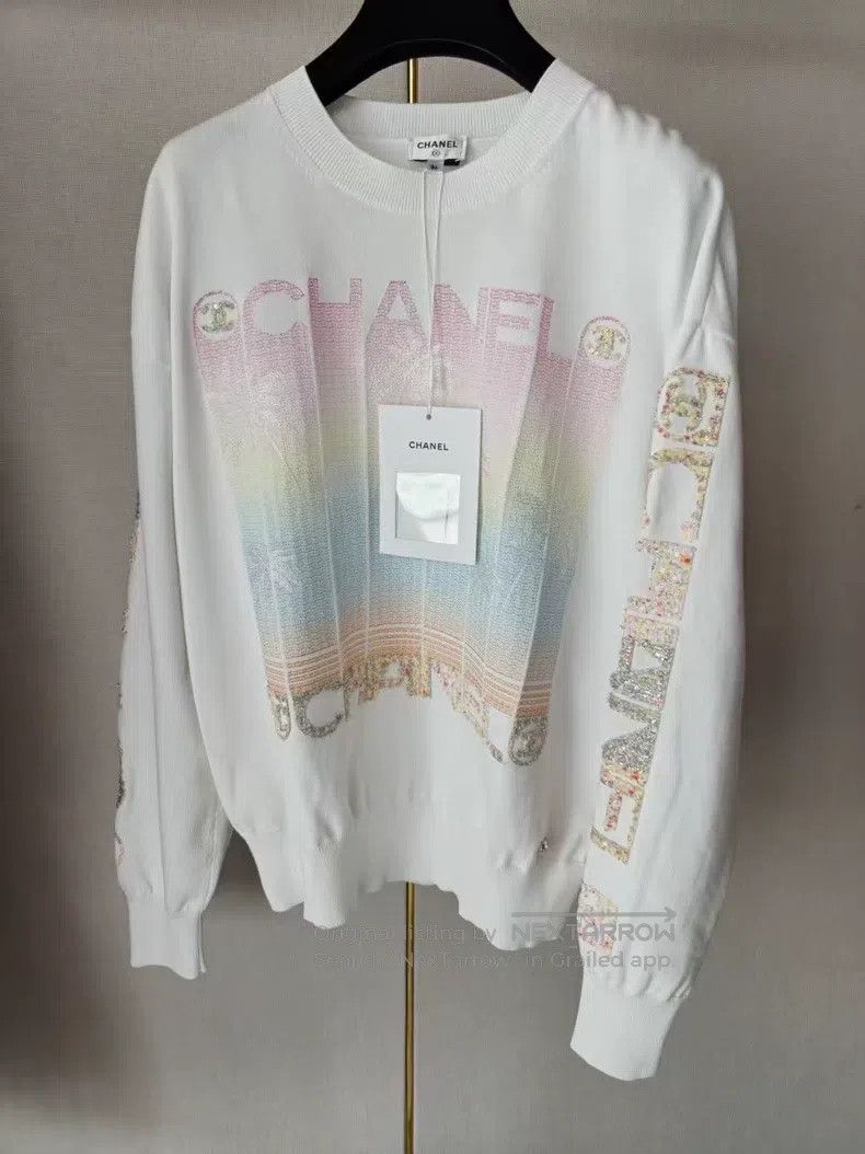 Chanel Chanel White sweatshirt Size XS / US 0-2 / IT 36-38 - 1 Thumbnail