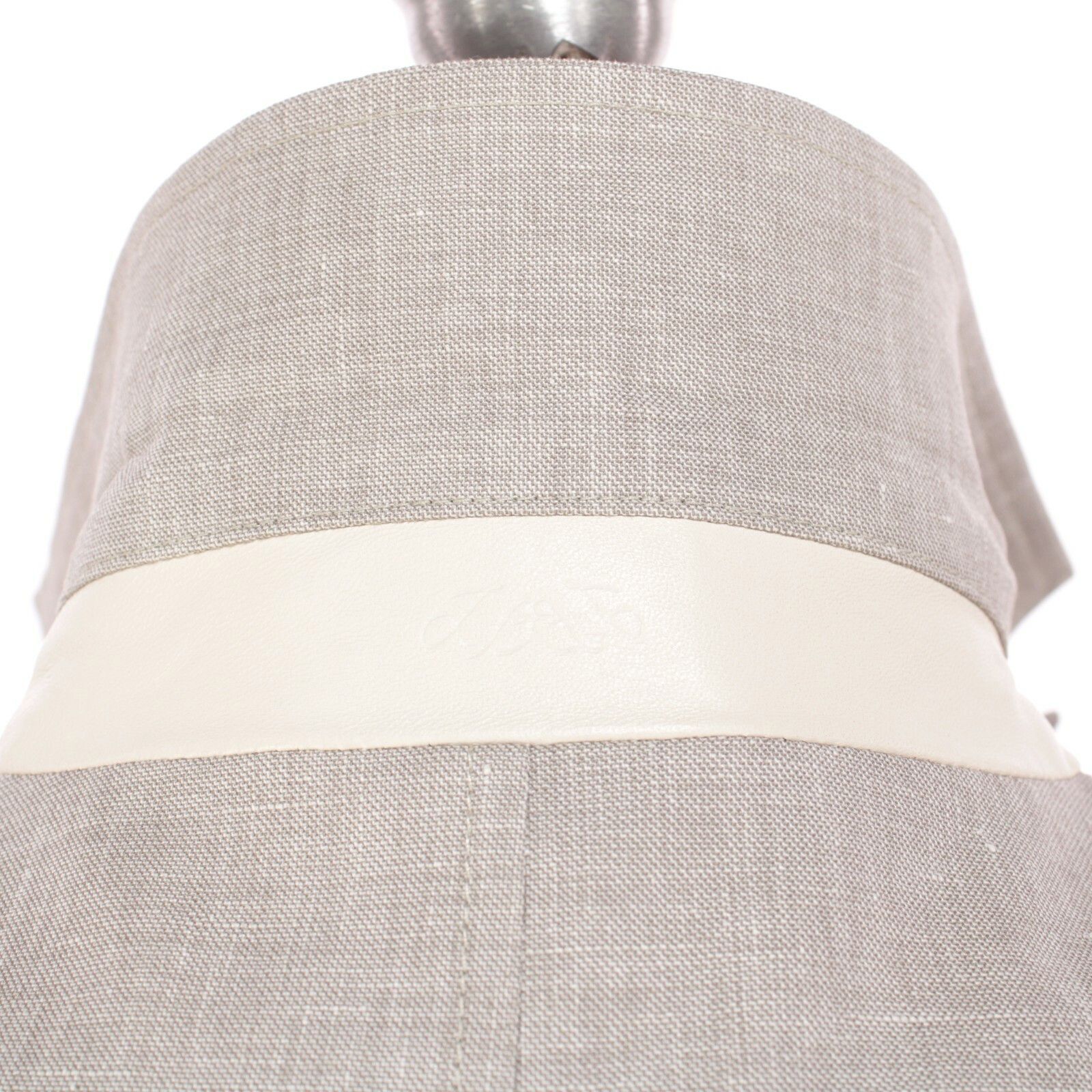 Luciano Barbera Luciano Barbera Jacket Size M US In Beige Linen Blend Size US M / EU 48-50 / 2 - 7 Thumbnail