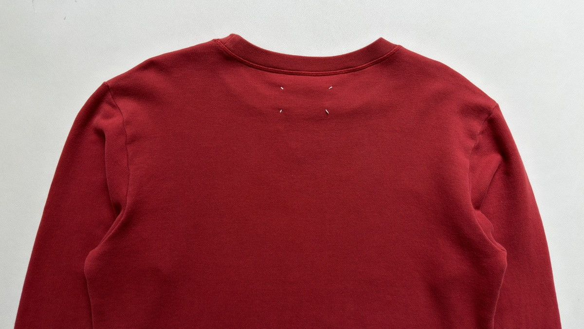 Maison Margiela A/W 11 Red Cotton Sweatshirt Size US M / EU 48-50 / 2 - 10 Thumbnail