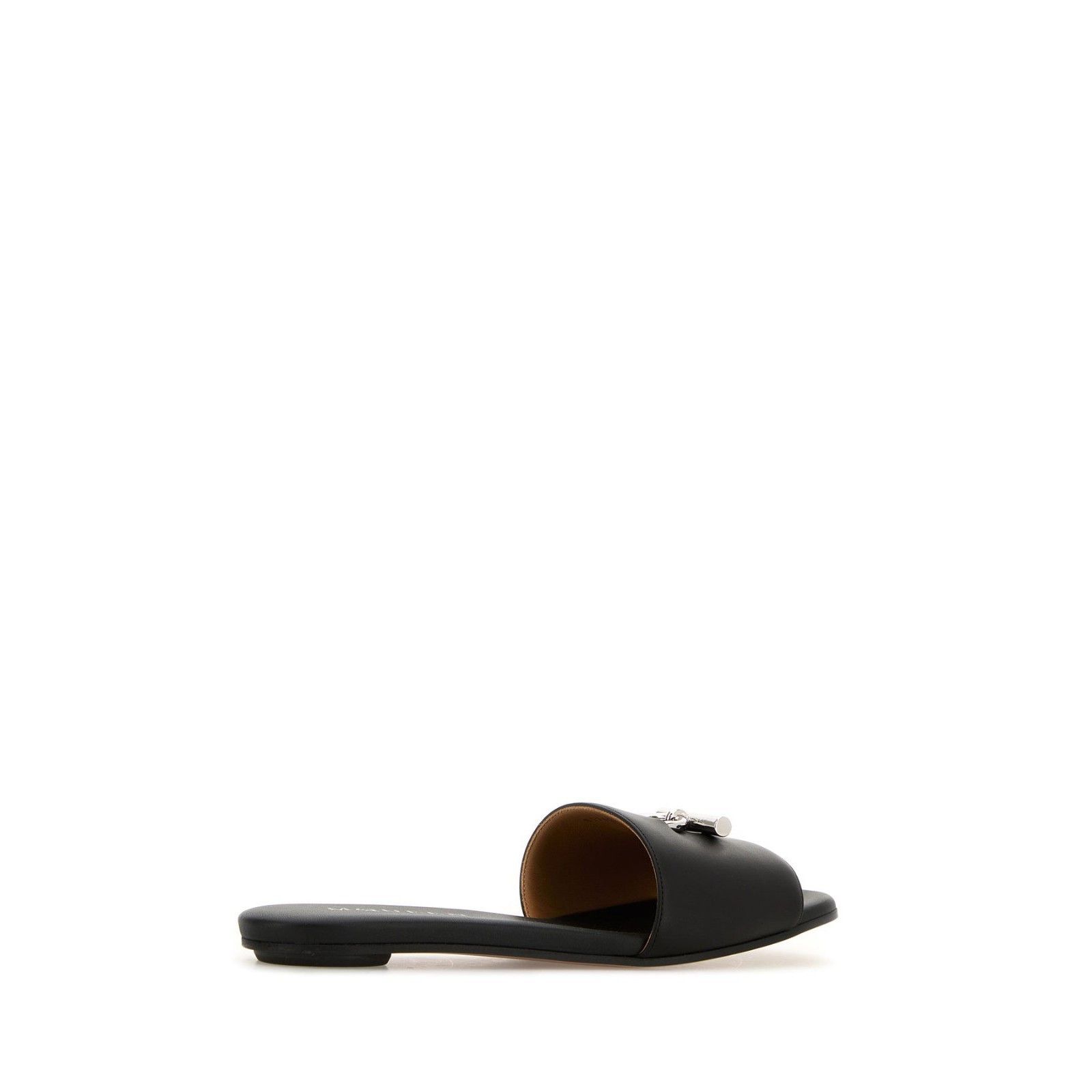 Alexander McQueen ALEXANDER MCQUEEN Black Leather Slippers New & Authentic (Wo Size US 8 / IT 38 - 3 Thumbnail