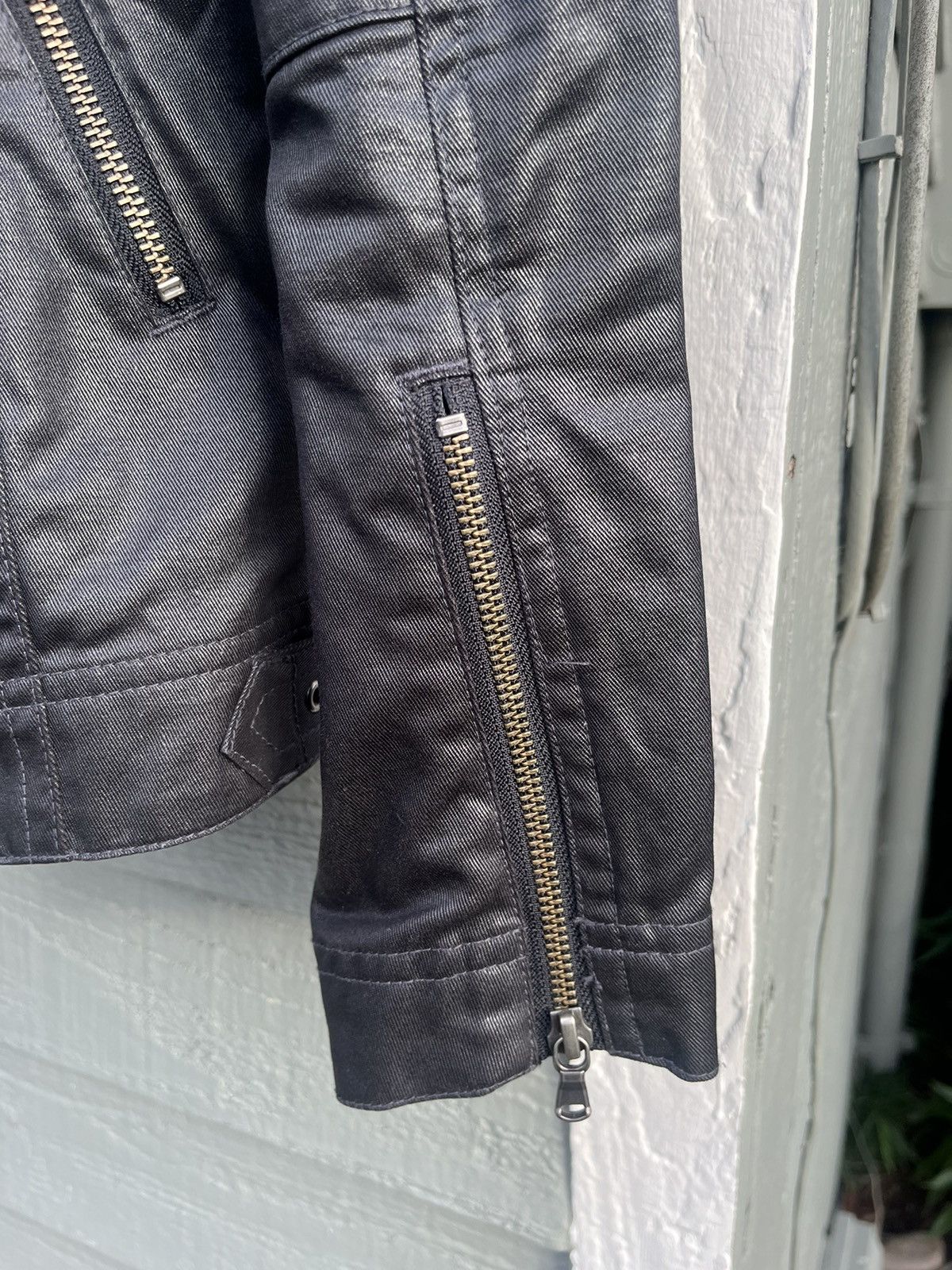 archive Tornado Mart waxed mods coat y2k
