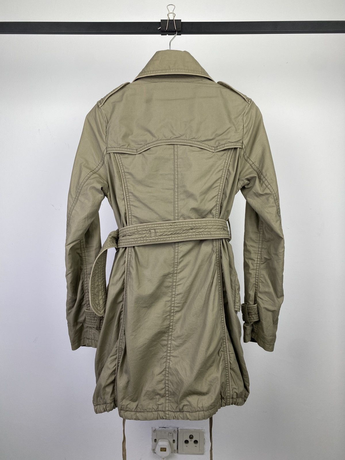 GOA 2000's GOA Double Breast Belted Half Trench Coat Size M / US 6-8 / IT 42-44 - 8 Thumbnail