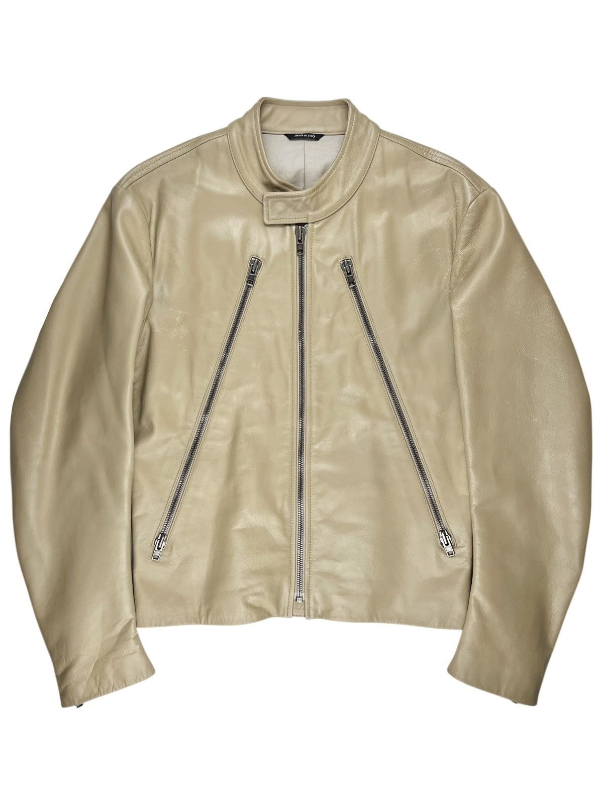 Maison Margiela AW09 Maison Margiela Five Zip Leather Jacket Size US M / EU 48-50 / 2 - 1 Thumbnail