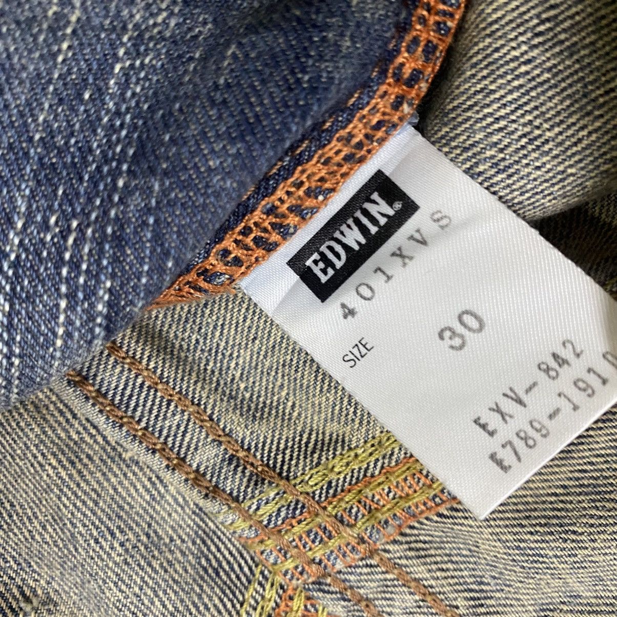 Edwin × Japanese Brand × Vintage Edwin xvs distressed flare pant Size US 33 - 14 Thumbnail