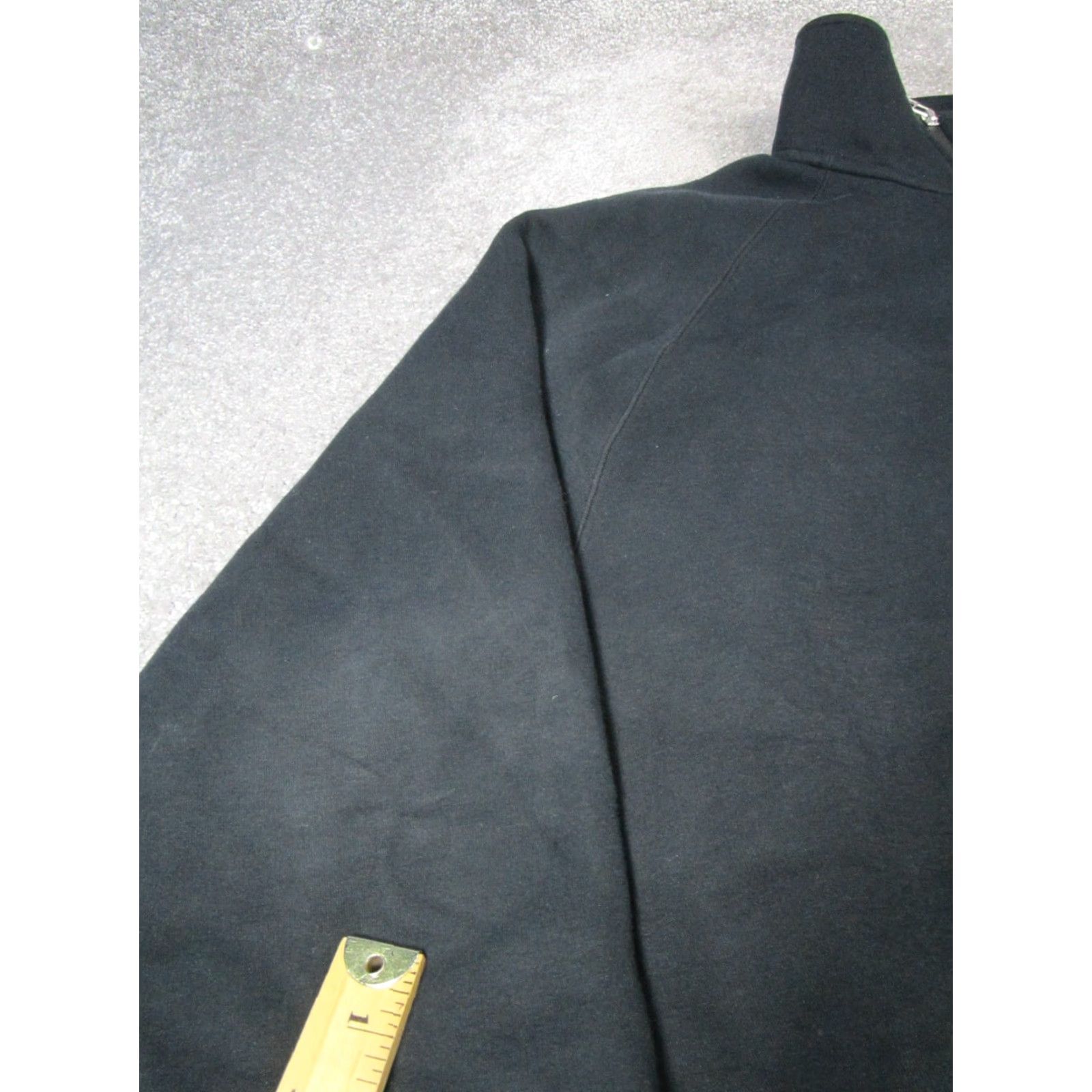 Nike Nike Sweatshirt Mens Medium Black Zip Fleece Mock Neck, Regular, Pullover, Cotton/Polyester, Gym & Training, Running & Walking, 90s? Size US M / EU 48-50 / 2 - 7 Thumbnail