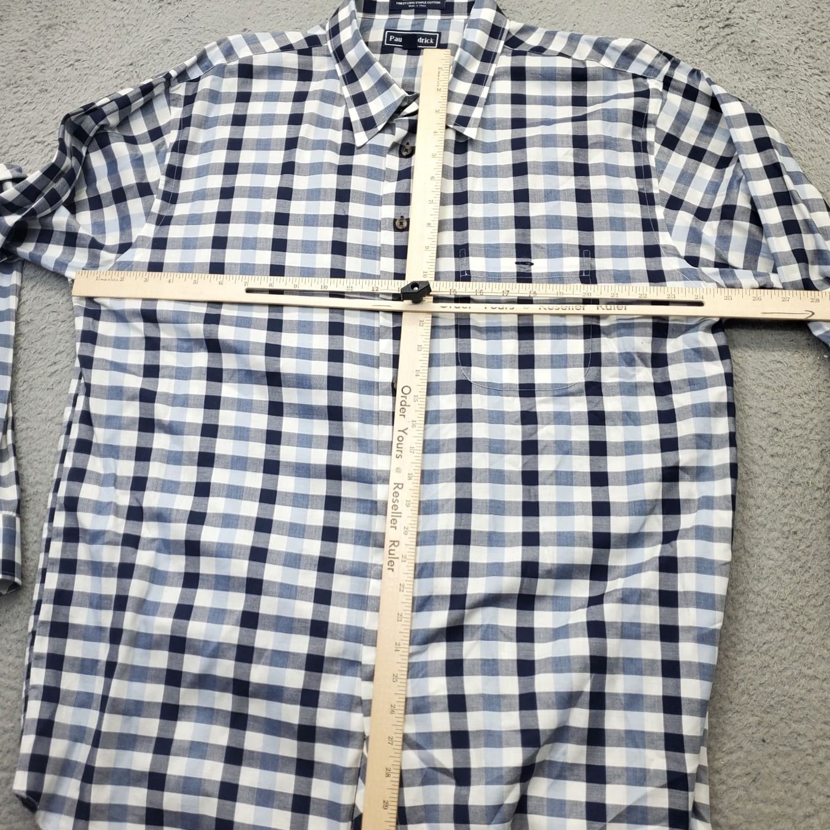 Vintage Paul Fredrick Casual Shirt Mens XXLT Multi Plaid Long Sleeve Button Up Size US XXL / EU 58 / 5 - 5 Thumbnail