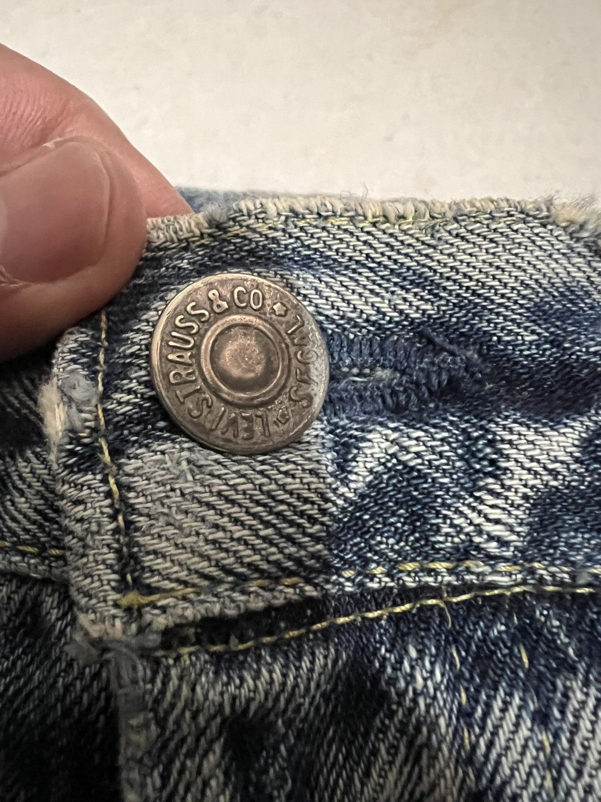 Levi's × Levi's Vintage Clothing VINTAGE 90’S LEVIS 503B SELVEDGE BIG E JEANS Size US 30 / EU 46 - 11 Thumbnail