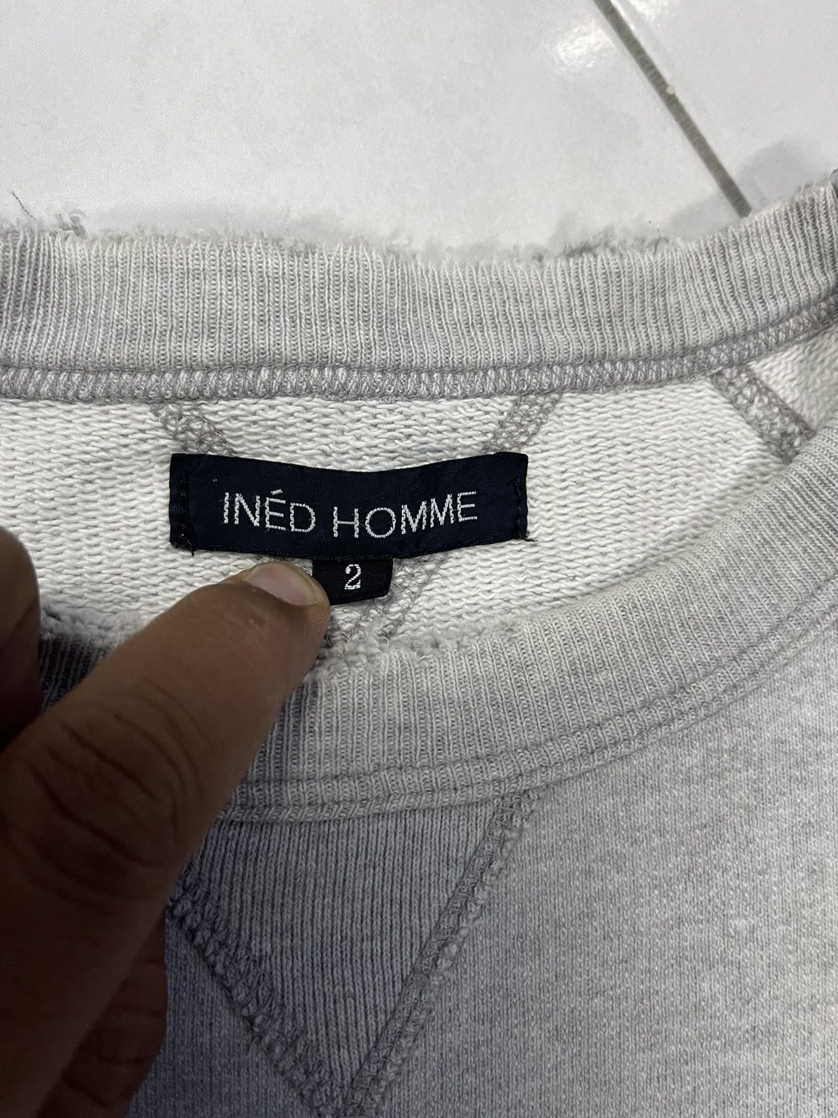 Yohji Yamamoto VINTAGE INED HOMME YOHJI YAMAMOTO CREWNECK SIZE 2 VERY RARE Size US M / EU 48-50 / 2 - 4 Thumbnail