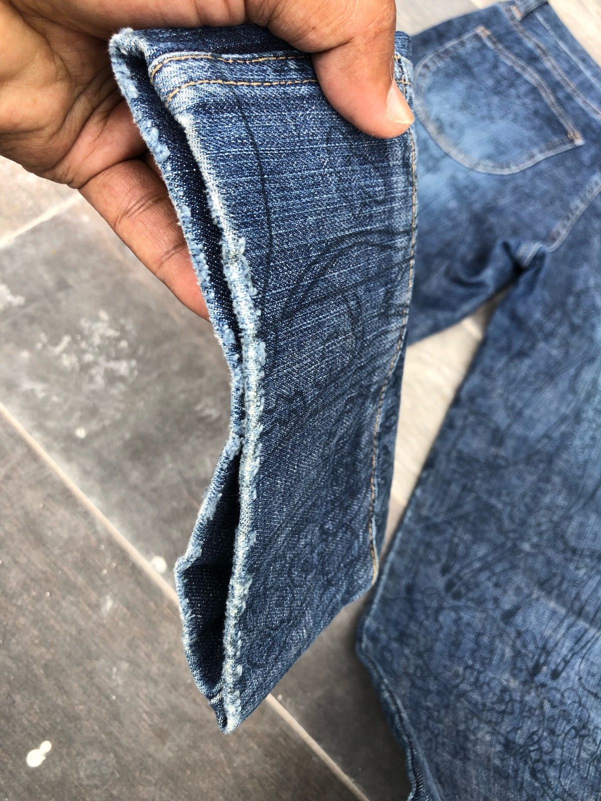 Issey Miyake × Japanese Brand × Tsumori Chisato 🔥Mega Rare🔥Tsumori Chisato Minimalist Runaway Jeans Size 29" - 9 Thumbnail