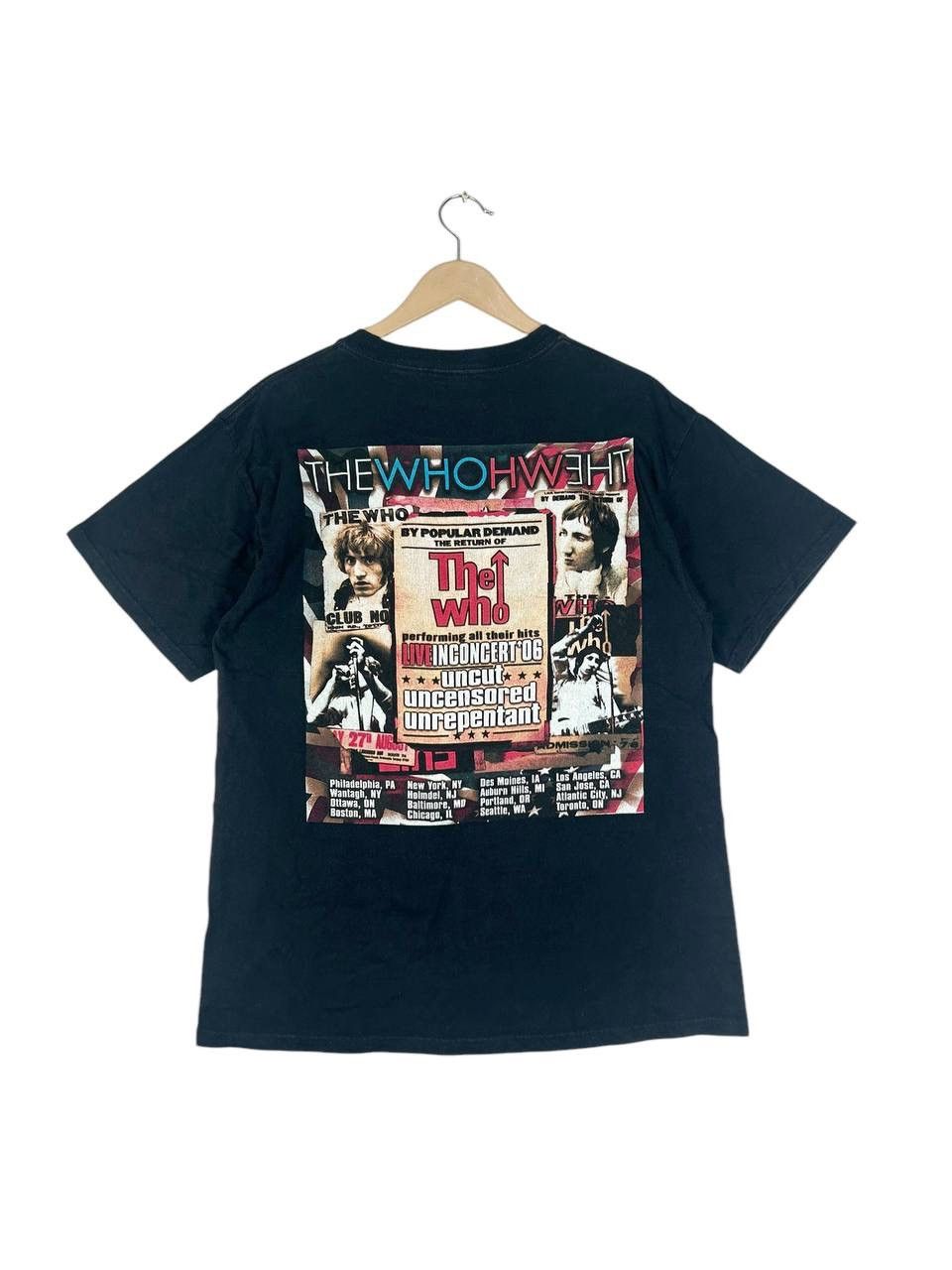 Band Tees × Vintage Vintage Y2K The Who Concert Tee – Pete Townshend & Roger Size US L / EU 52-54 / 3 - 2 Thumbnail