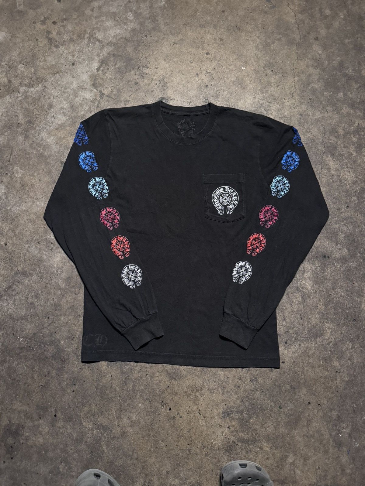 Chrome Hearts Chrome Hearts Multi Color Horseshoe Long Sleeve