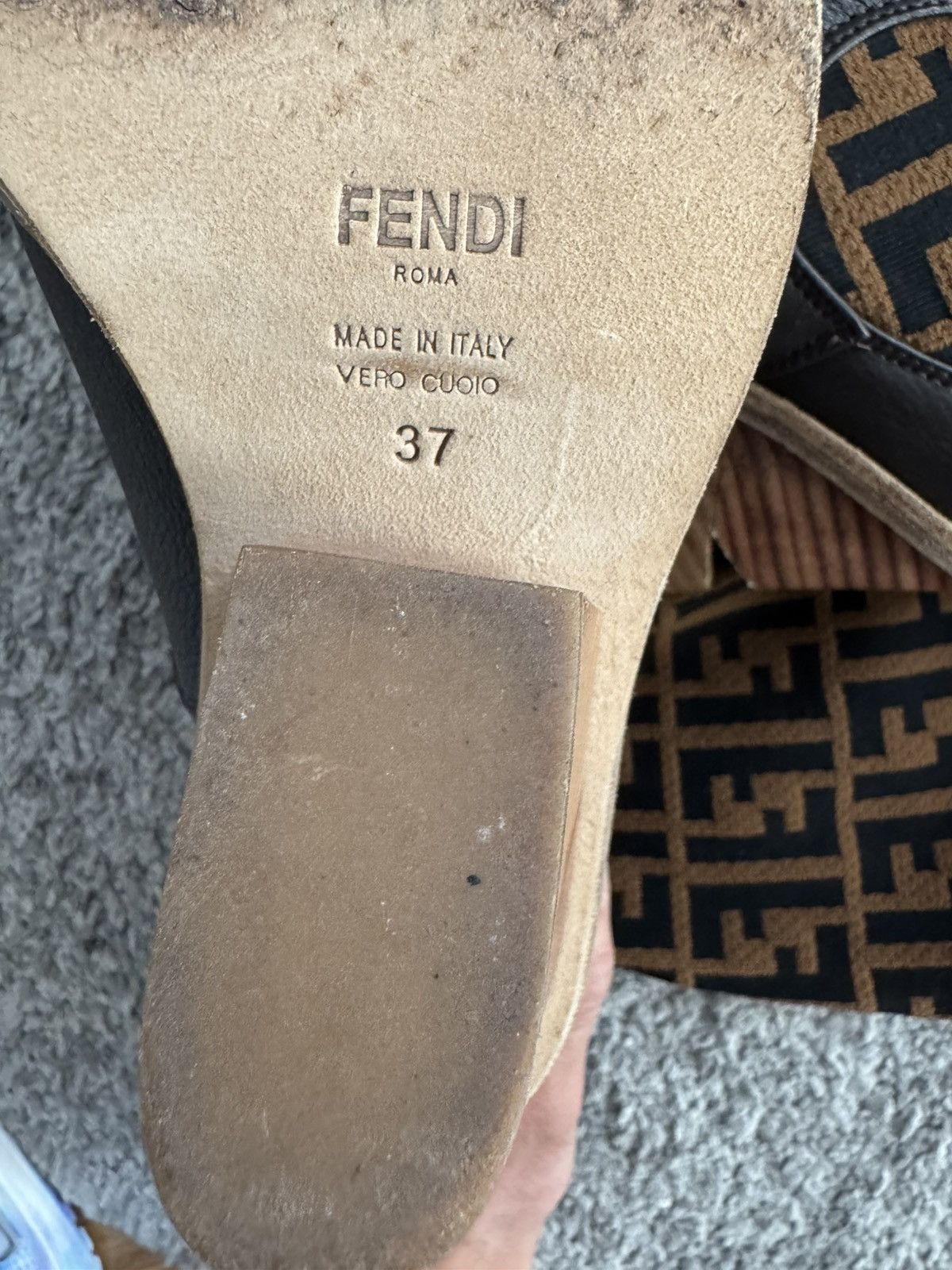 Fendi Fendi FF Cowboy Over the knee sock boots monogram Size US 6.5 / IT 36.5 - 9 Thumbnail