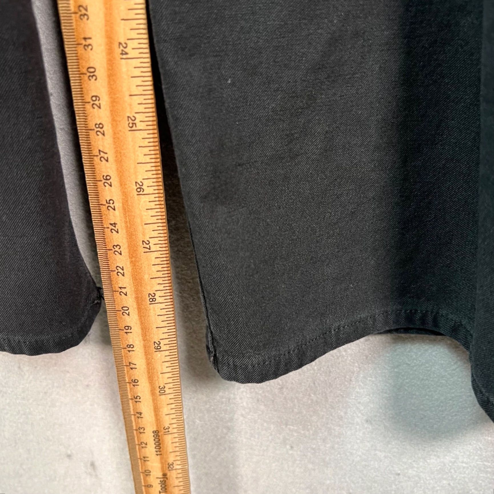 Vintage Wilfred Free Womens Pants Cargo Straight Leg High-Waisted Black Cotton 8 Inseam 30in Size 30" / US 8 / IT 44 - 7 Thumbnail