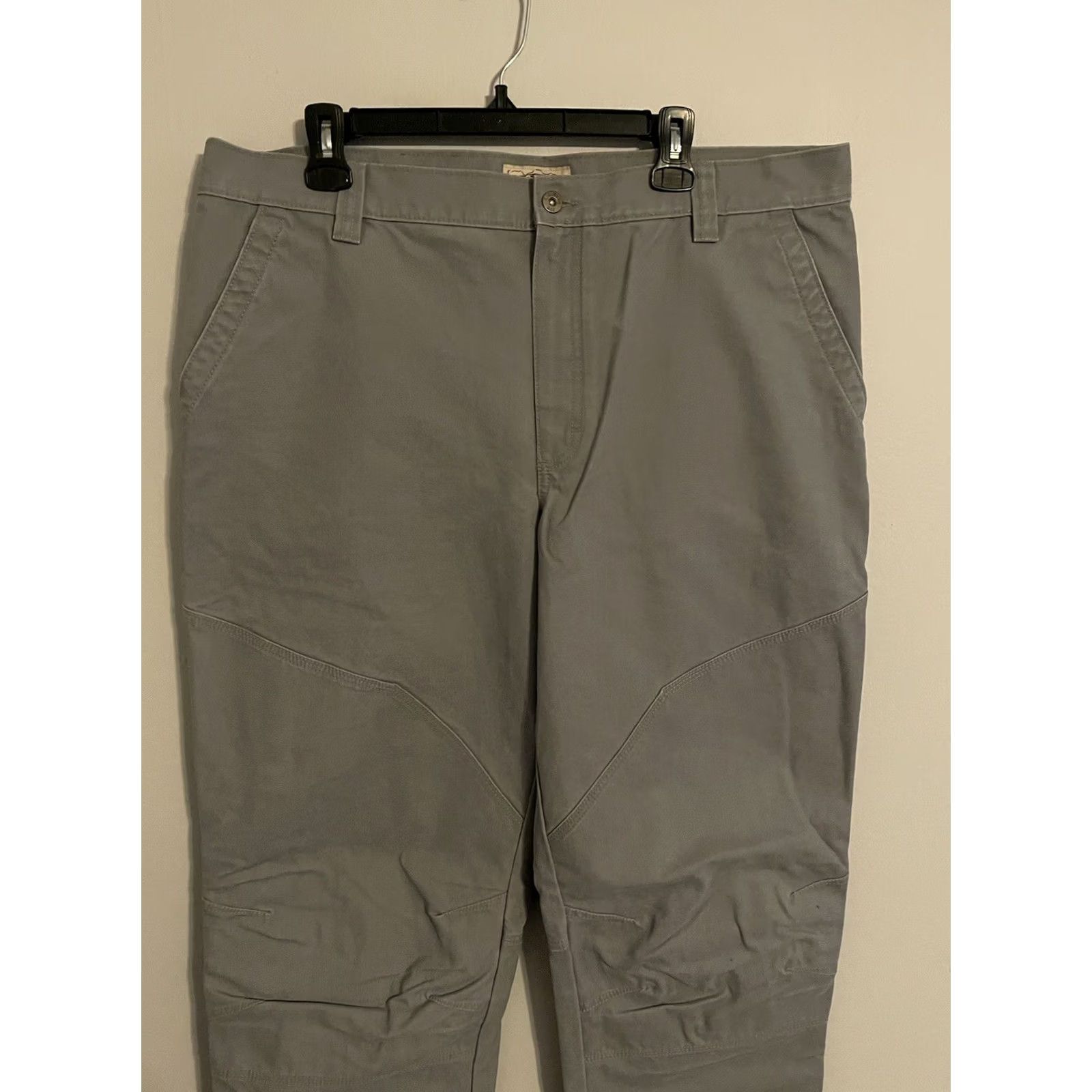 Vintage L.L. Bean Pants Men's 40x34 Gray Katahdin Iron Work Carpenter Double Knee Size US 40 / EU 56 - 2 Thumbnail