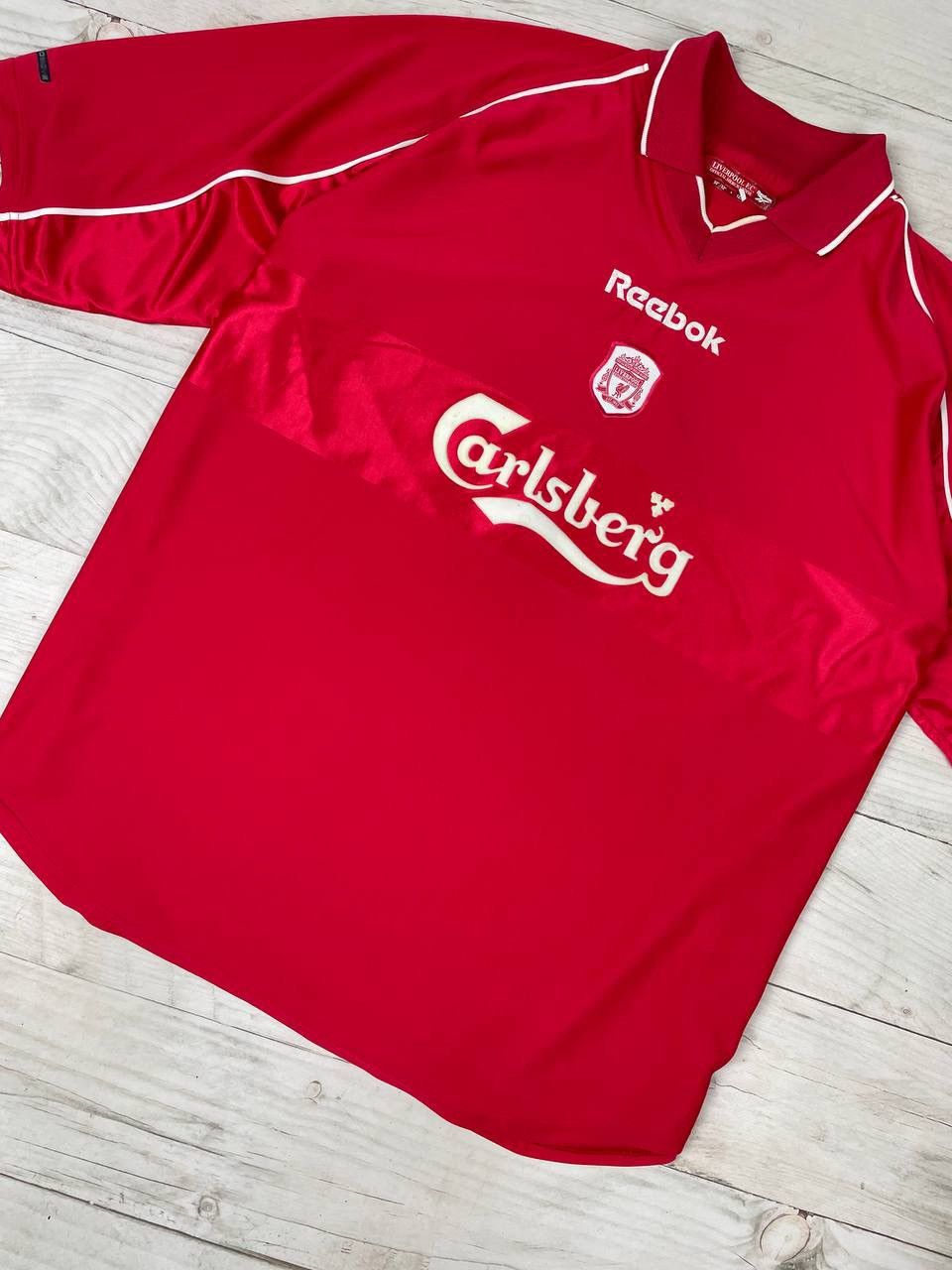 Reebok Vintage Reebok Liverpool 2000 2002 Home Shirt Soccer Jersey Size US XXL / EU 58 / 5 - 2 Thumbnail