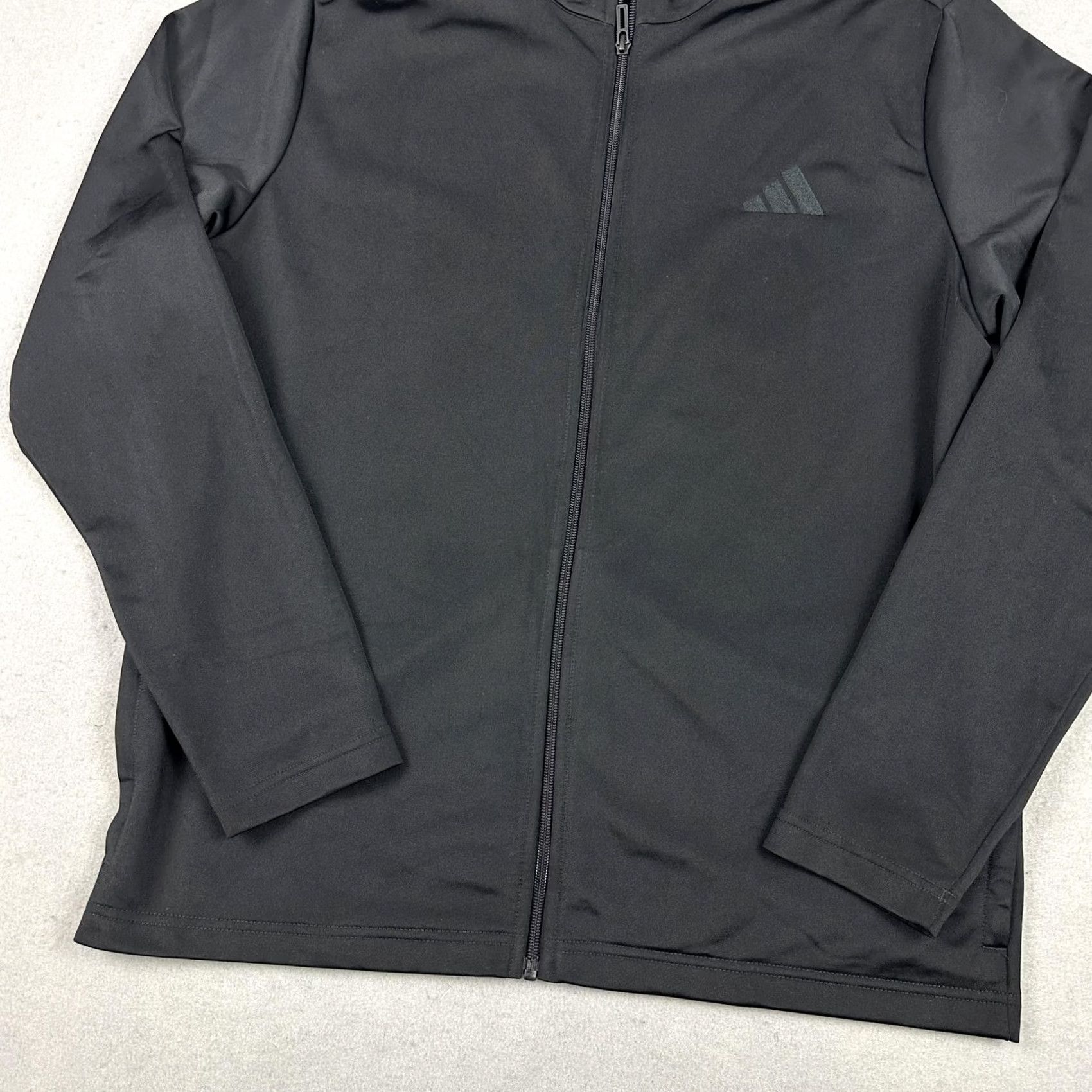 Adidas Adidas Track Jacket Men Large Black Full Zip Lightweight Training Pockets L Size US L / EU 52-54 / 3 - 5 Thumbnail
