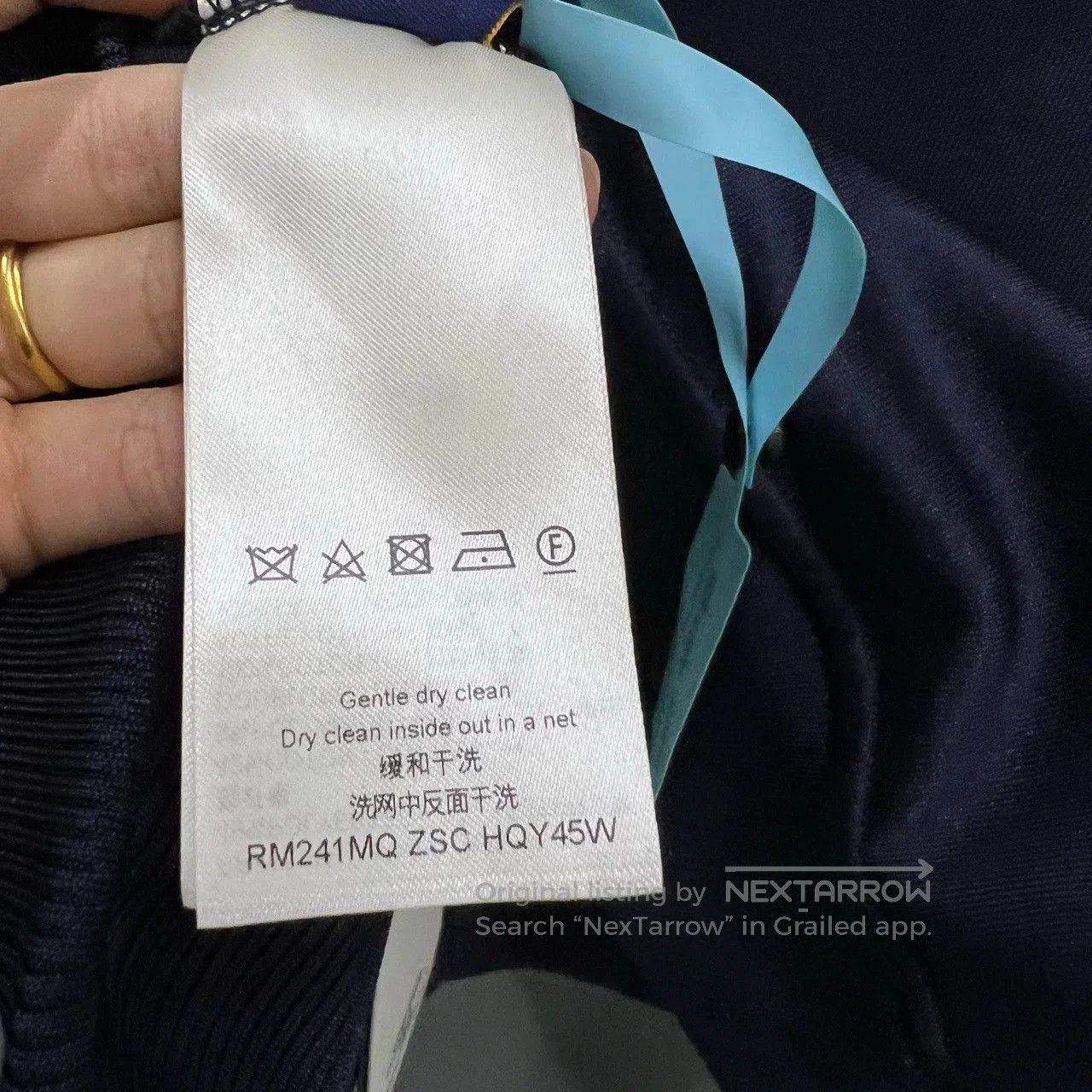 Louis Vuitton navy embroidered logo jacket by louis vuitton. Size US S / EU 44-46 / 1 - 4 Thumbnail
