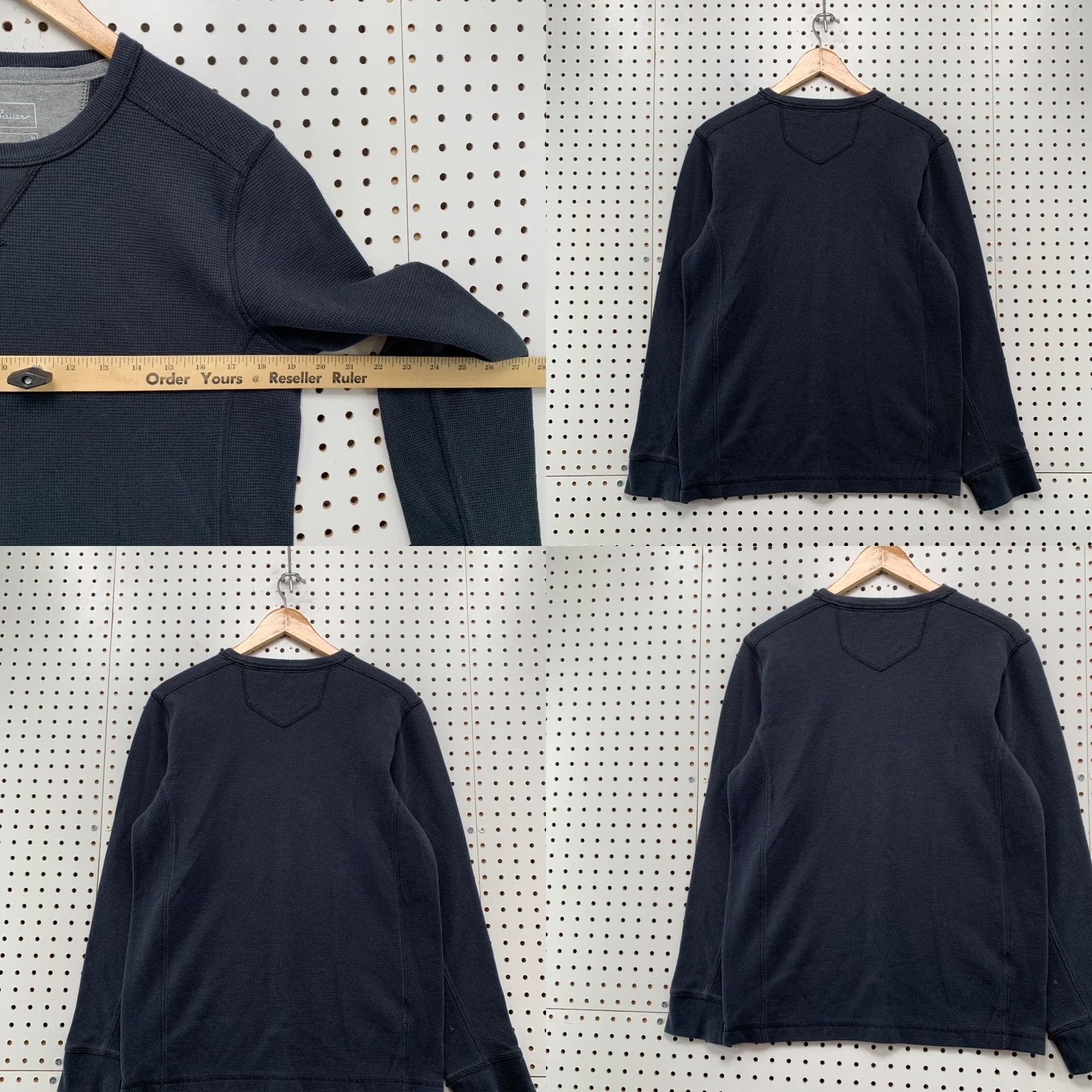 Eddie Bauer VINTAGE Eddie Bauer Theral Shirt Mens Medium Navy Long Sleeve Shirt Mens Medium Blue Thermal Size US M / EU 48-50 / 2 - 9 Thumbnail