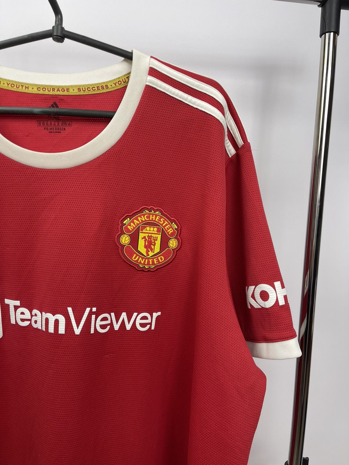 Adidas Manchester United football shirt 2021 - 2022 Adidas Size 3XL Size US XXL / EU 58 / 5 - 2 Thumbnail