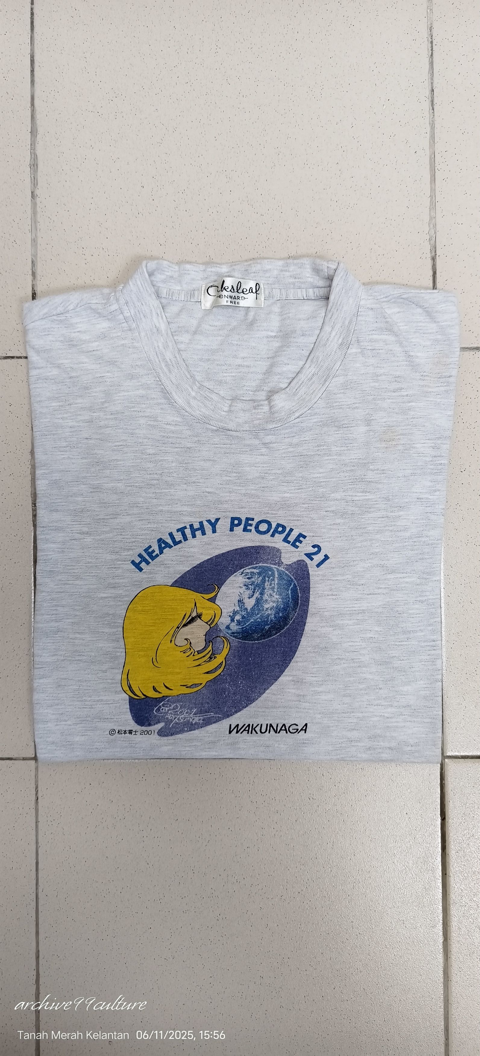 Anime Vintage 2001 Galaxy Express 999 Miteru Anime tee Size US M / EU 48-50 / 2 - 8 Thumbnail