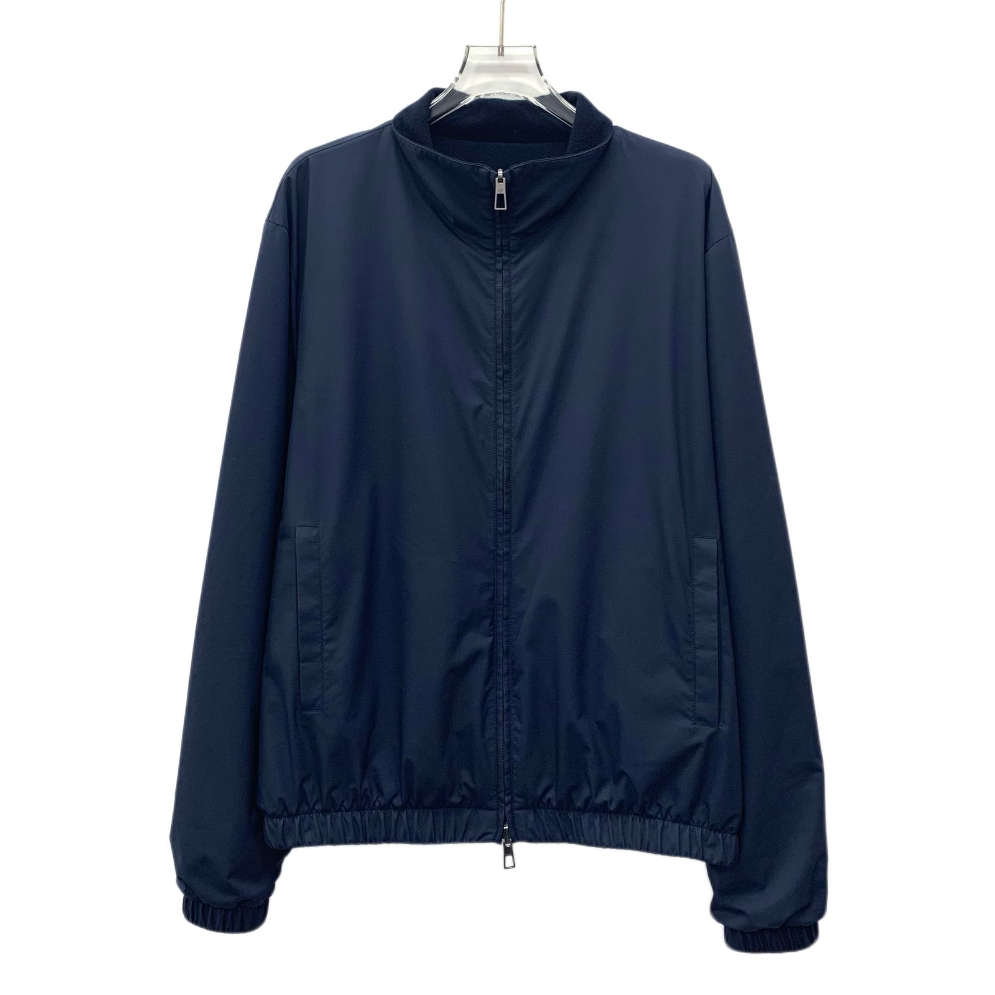 Loro Piana Loro Piana Mens Windmate Bomber Jacket Double-Sided Navy Blu Size US L / EU 52-54 / 3 - 7 Thumbnail