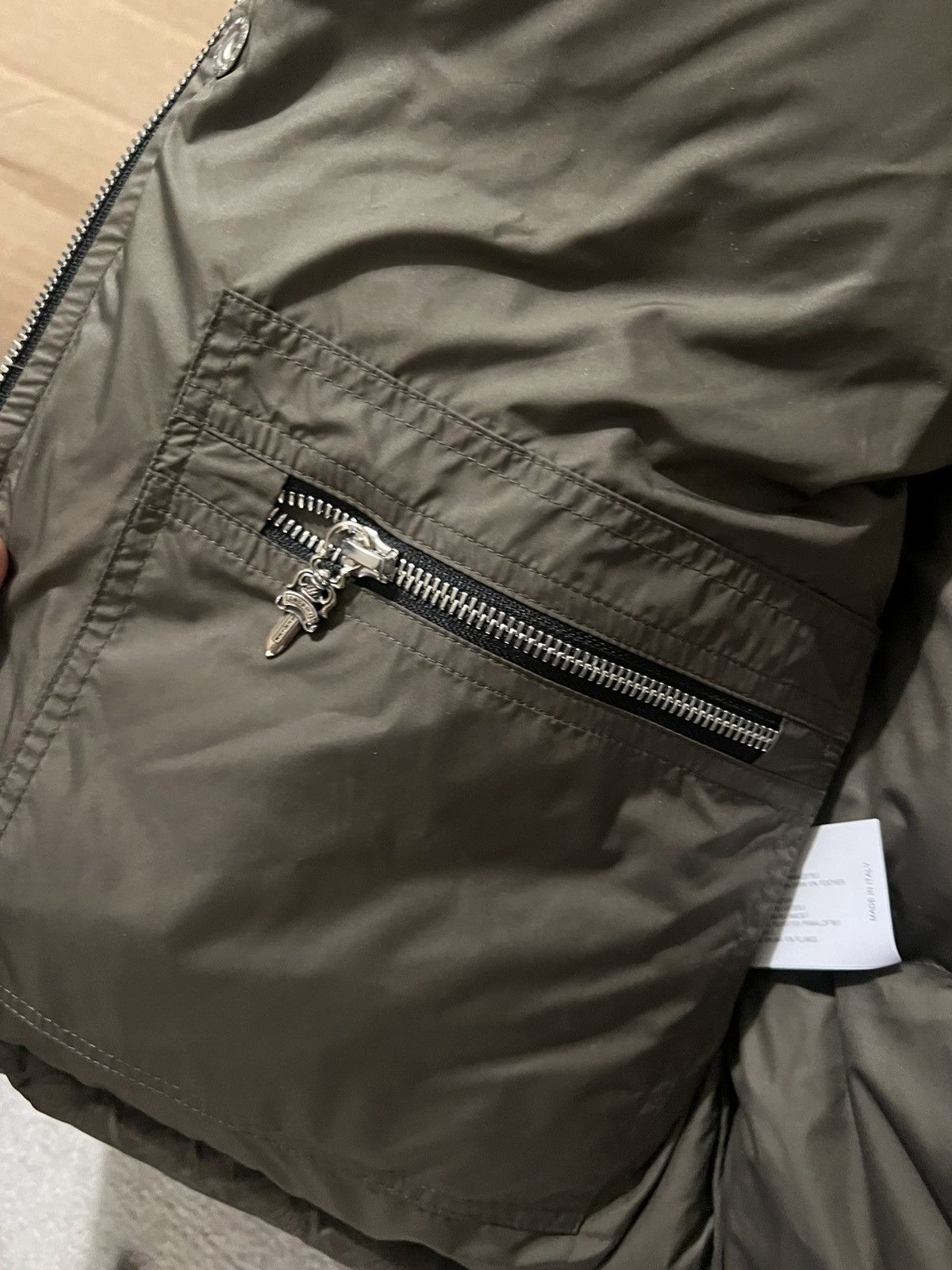 Chrome Hearts Army green plus cross pattern Stiff 2 puffer down jacket Size US S / EU 44-46 / 1 - 12 Thumbnail