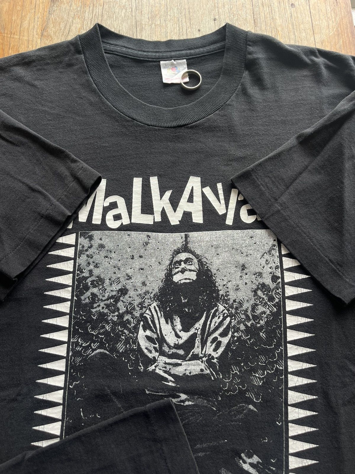Vintage Vintage Malkavian 1993 Timothy Bradstreet Black T-shirt Size US L / EU 52-54 / 3 - 8 Thumbnail