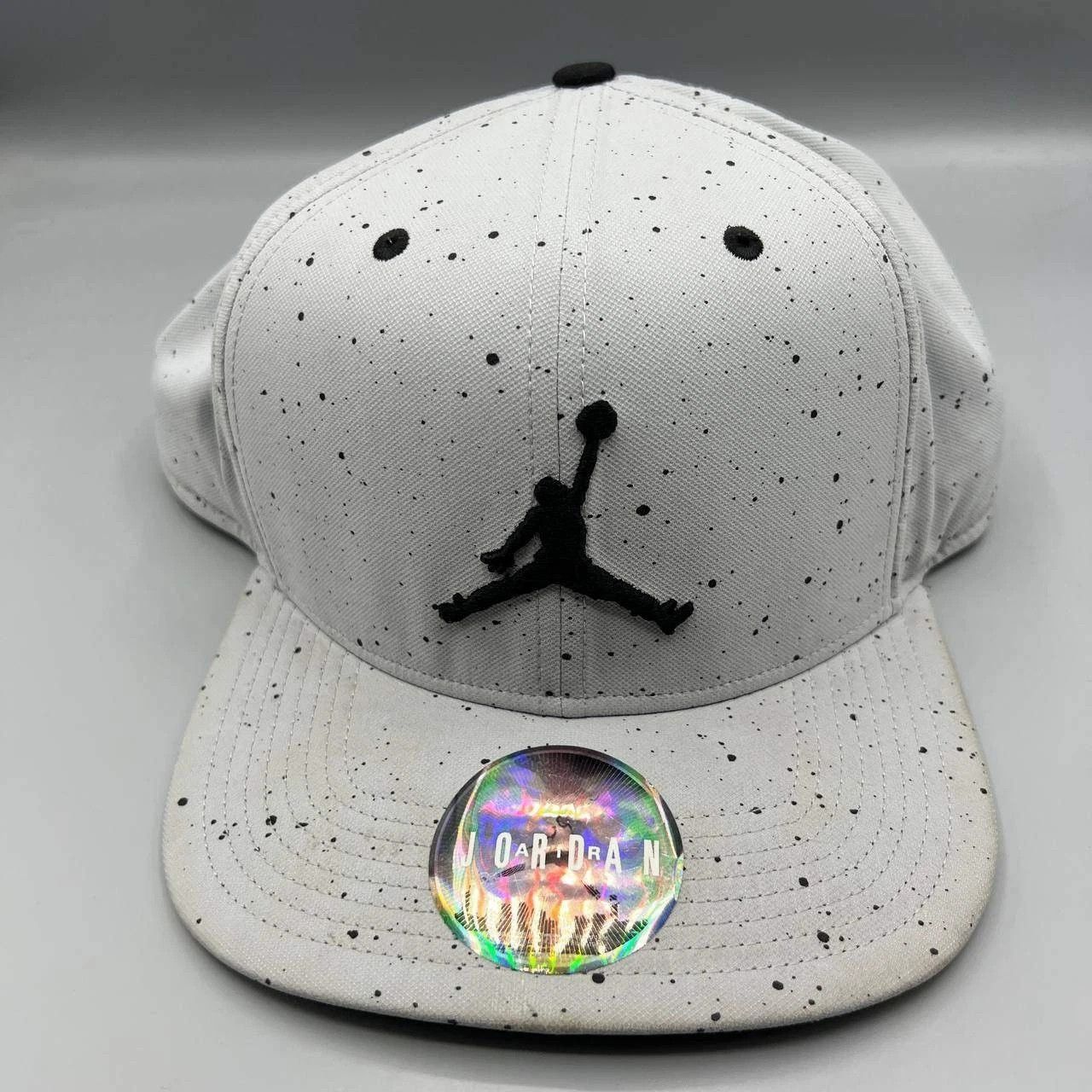 Jordan Brand Air Jordan Hat Men Speckled Print Nike Air Snap Back Cap Size ONE SIZE - 1 Thumbnail