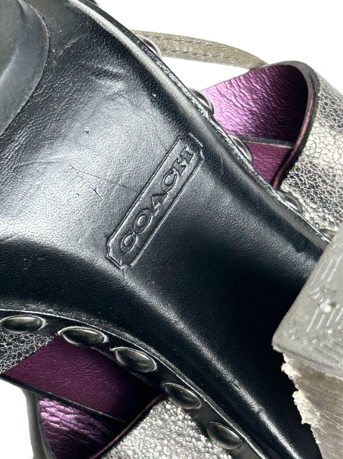 Coach Coach Poppy Rena Clog Gunmetal Size US 6.5 / IT 36.5 - 9 Thumbnail