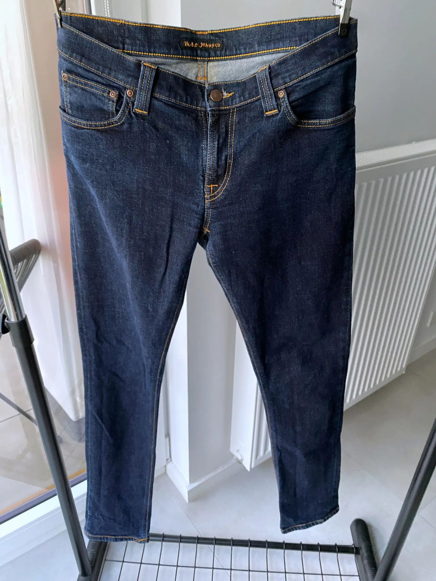 Nudie Jeans Nudie Jeans Tight Lonh John Org Twill Rinsed denim jeans 33 Size US 33 - 3 Thumbnail