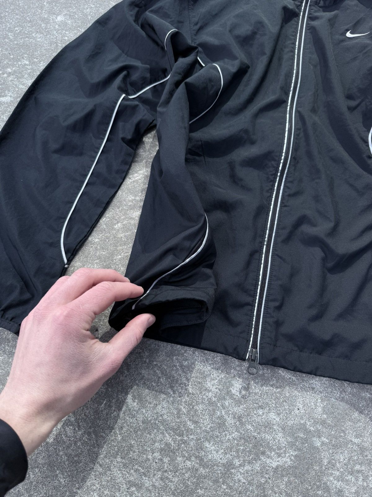 Nike × Vintage Vintage Nike Y2K avantgarde streetwear jacket Size US S / EU 44-46 / 1 - 9 Thumbnail