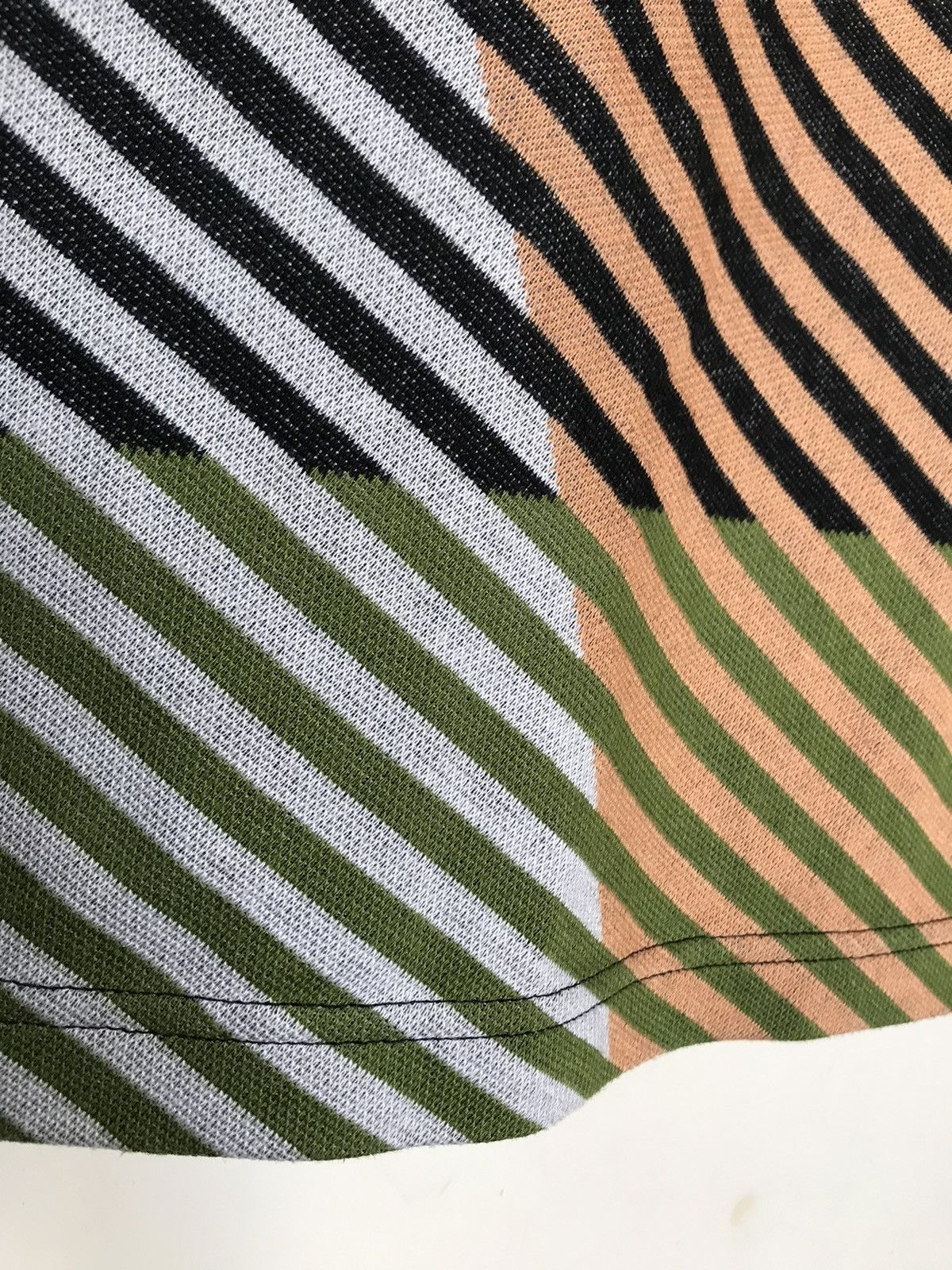 N.Hoolywood N. Hoolywood colourblock striped long sleeve tee Size US S / EU 44-46 / 1 - 3 Thumbnail