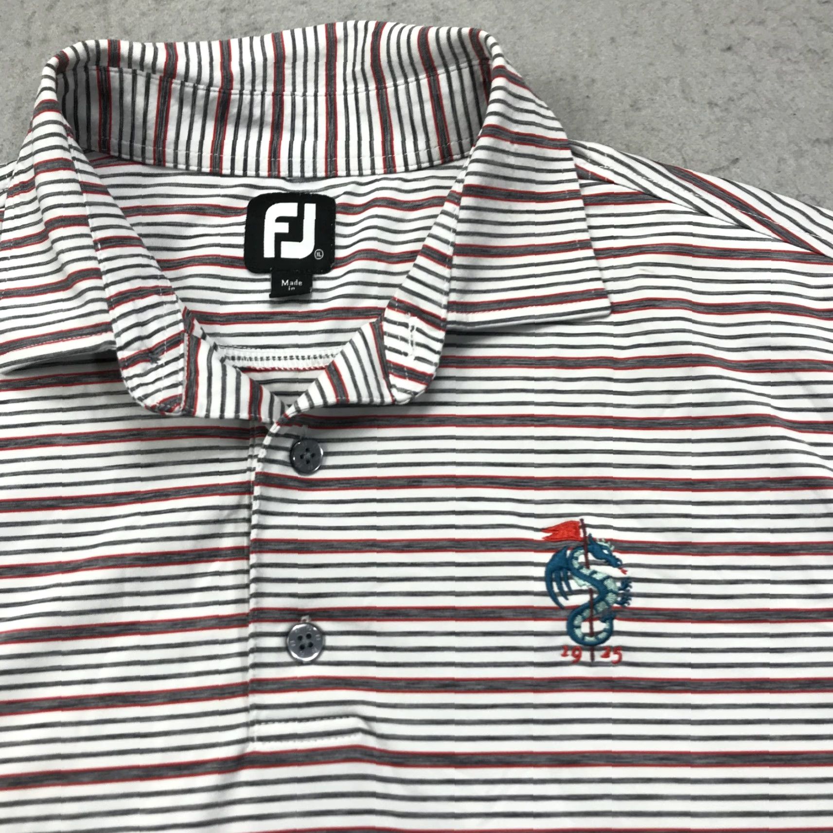 Footjoy FootJoy Polo Shirt Mens XL White Stretch Performance Golf Shirt Size US XL / EU 56 / 4 - 3 Thumbnail