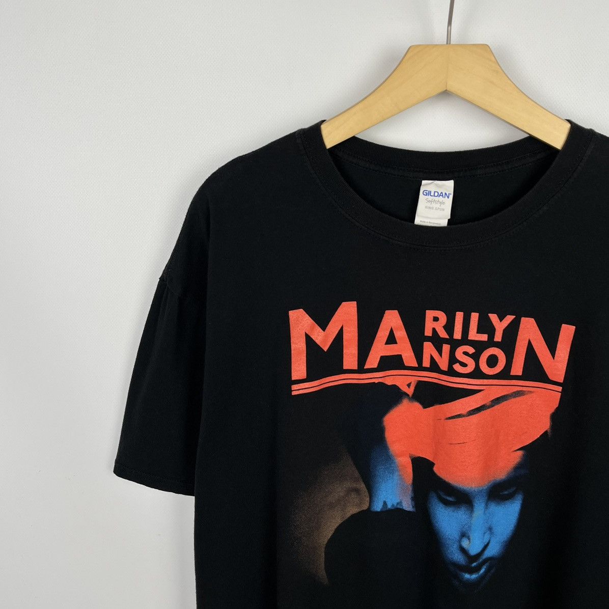 Band Tees Vintage Marilyn Manson Rock Band T Shirt 90’s Size US XL / EU 56 / 4 - 5 Thumbnail