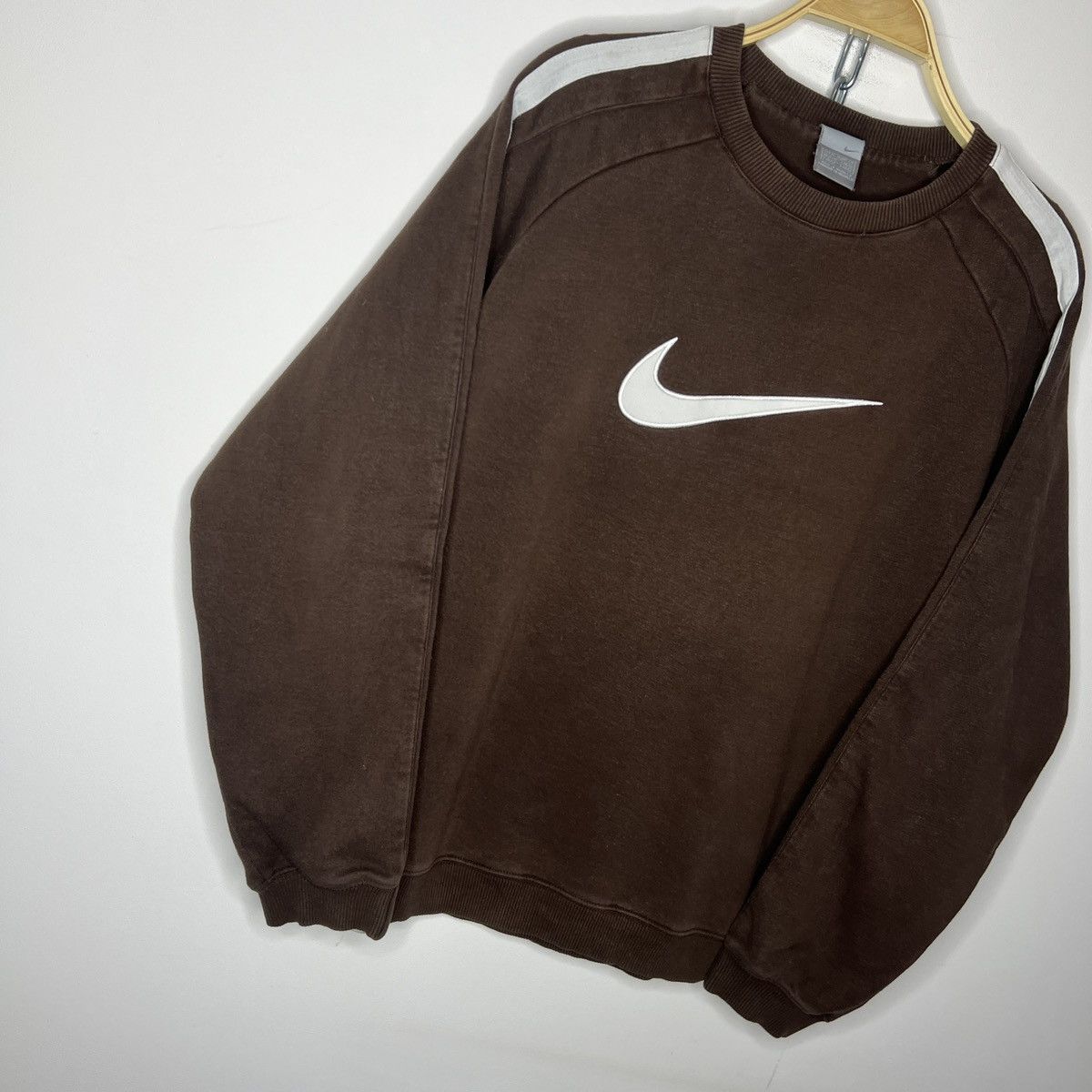 Nike × Vintage Sweatshirt Nike Vintage Central Swoosh Style 90s Drip Rare Size US M / EU 48-50 / 2 - 3 Thumbnail