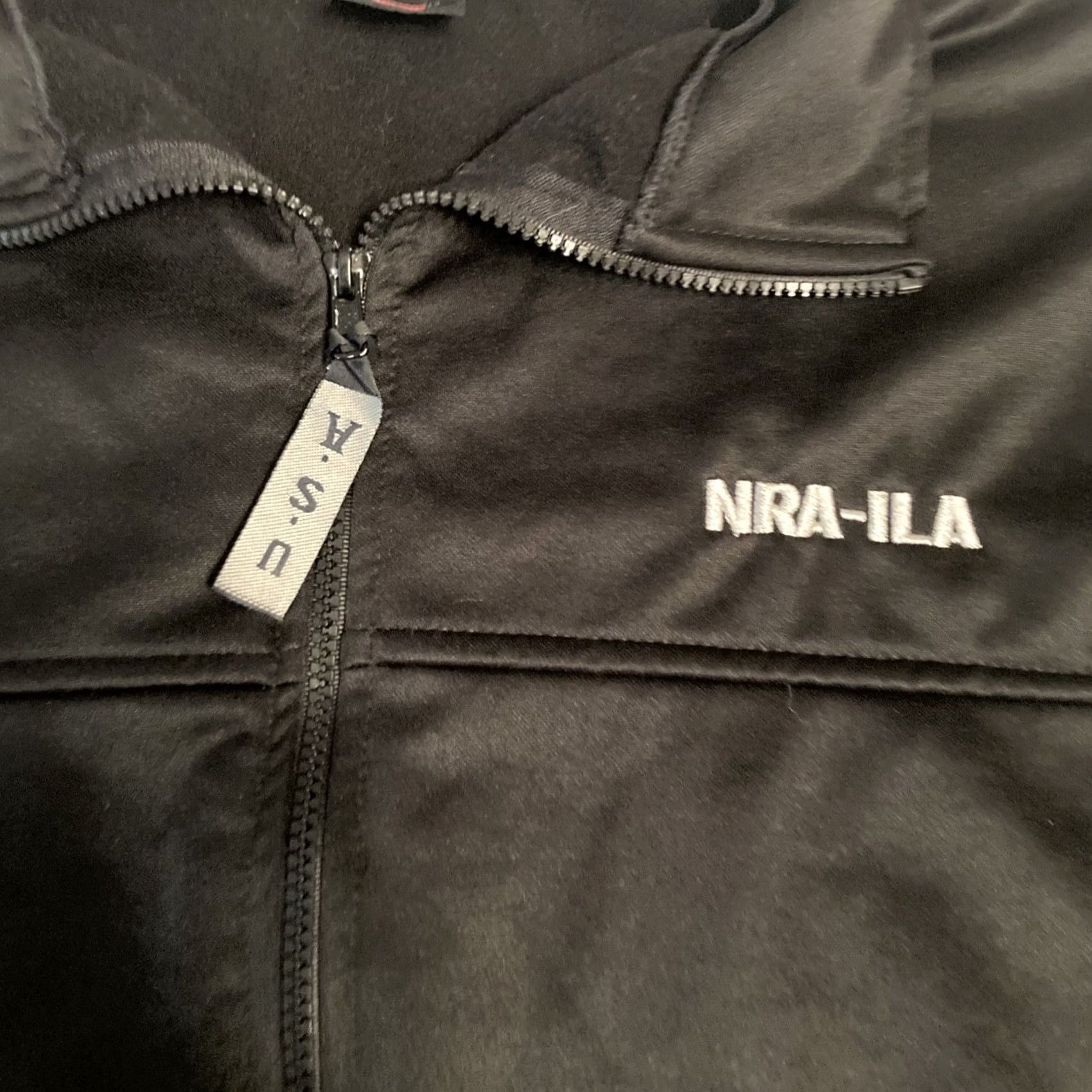 Vintage NRA-ILA Full Zip Sweatshirt Men L Black USA Made in USA Light Size US L / EU 52-54 / 3 - 4 Thumbnail