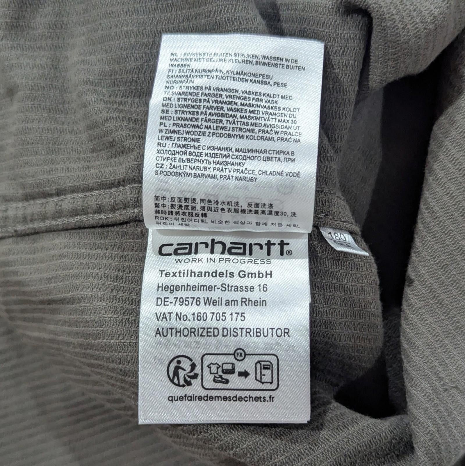 Carhartt Wip Carhartt WIP Flint Corduroy Shirt Office Green Rinsed Size L Size US L / EU 52-54 / 3 - 10 Thumbnail