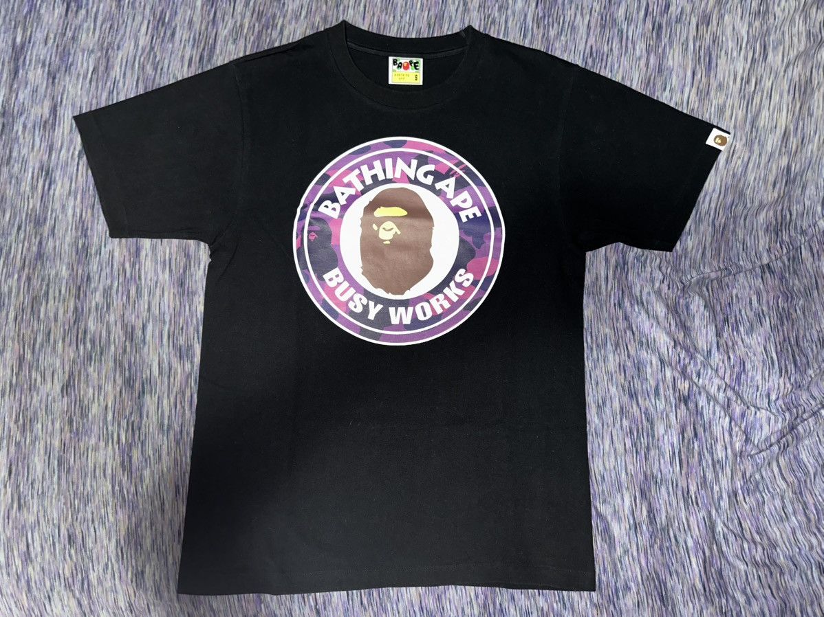 Bape Color Camo Busy Works Tee Size US S / EU 44-46 / 1 - 1 Thumbnail