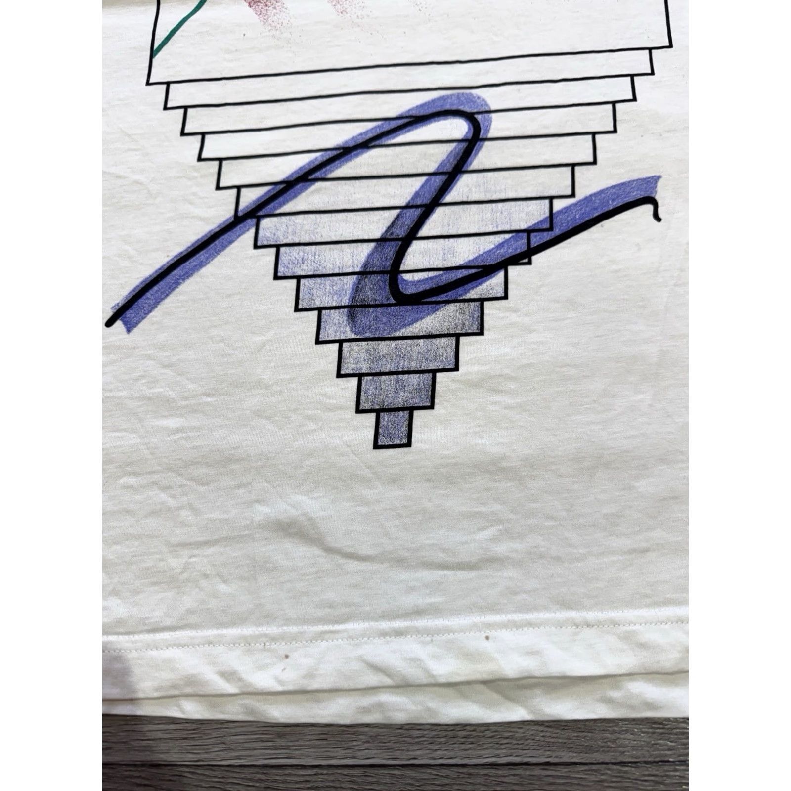 Adidas VINTAGE Stefan Edberg Adidas T-shirt Men 40/42 White 90s Cotton Shirt Mens Size US L / EU 52-54 / 3 - 3 Thumbnail