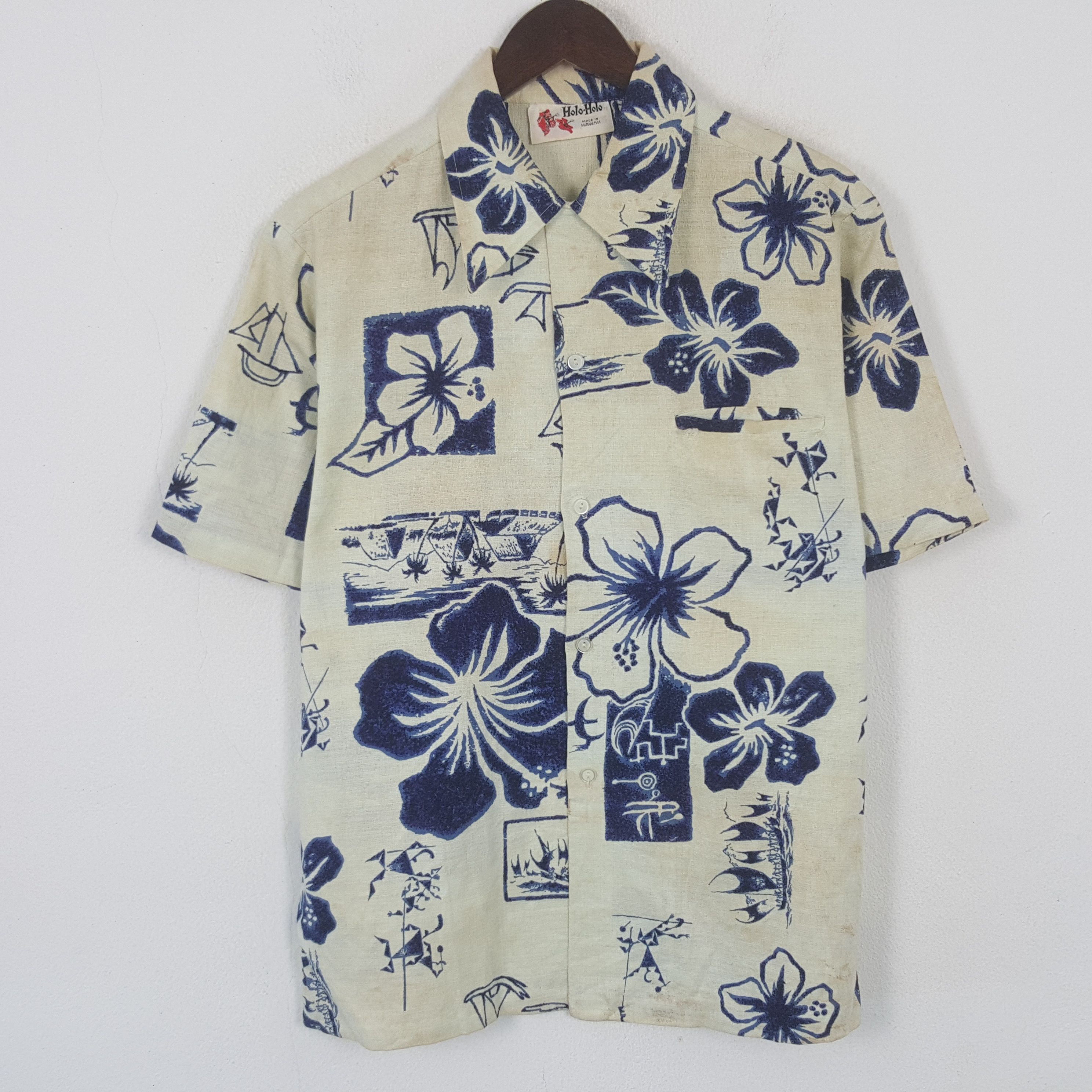 Other Vintage Holo-Holo Hawaii Button Up Shirt Size US L / EU 52-54 / 3 - 1 Thumbnail
