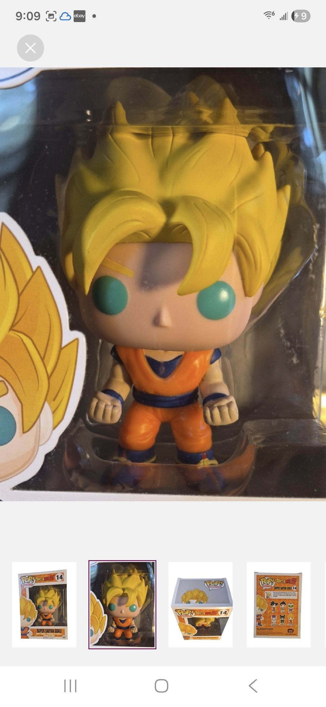 Other Funko × Dragon Ball Z Super Saiyan Goku Funko Vinyl Figure Size ONE SIZE - 2 Thumbnail