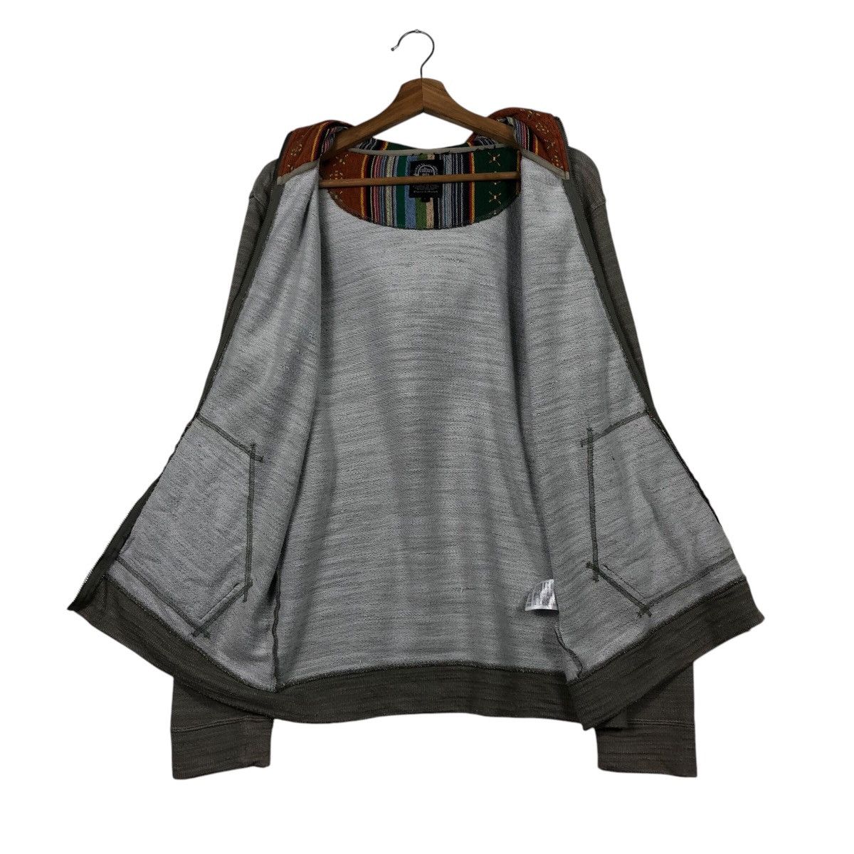 Japanese Brand Archive Culture Mix Hoodie Southwestern Woven Pocket Detail Size US L / EU 52-54 / 3 - 15 Thumbnail