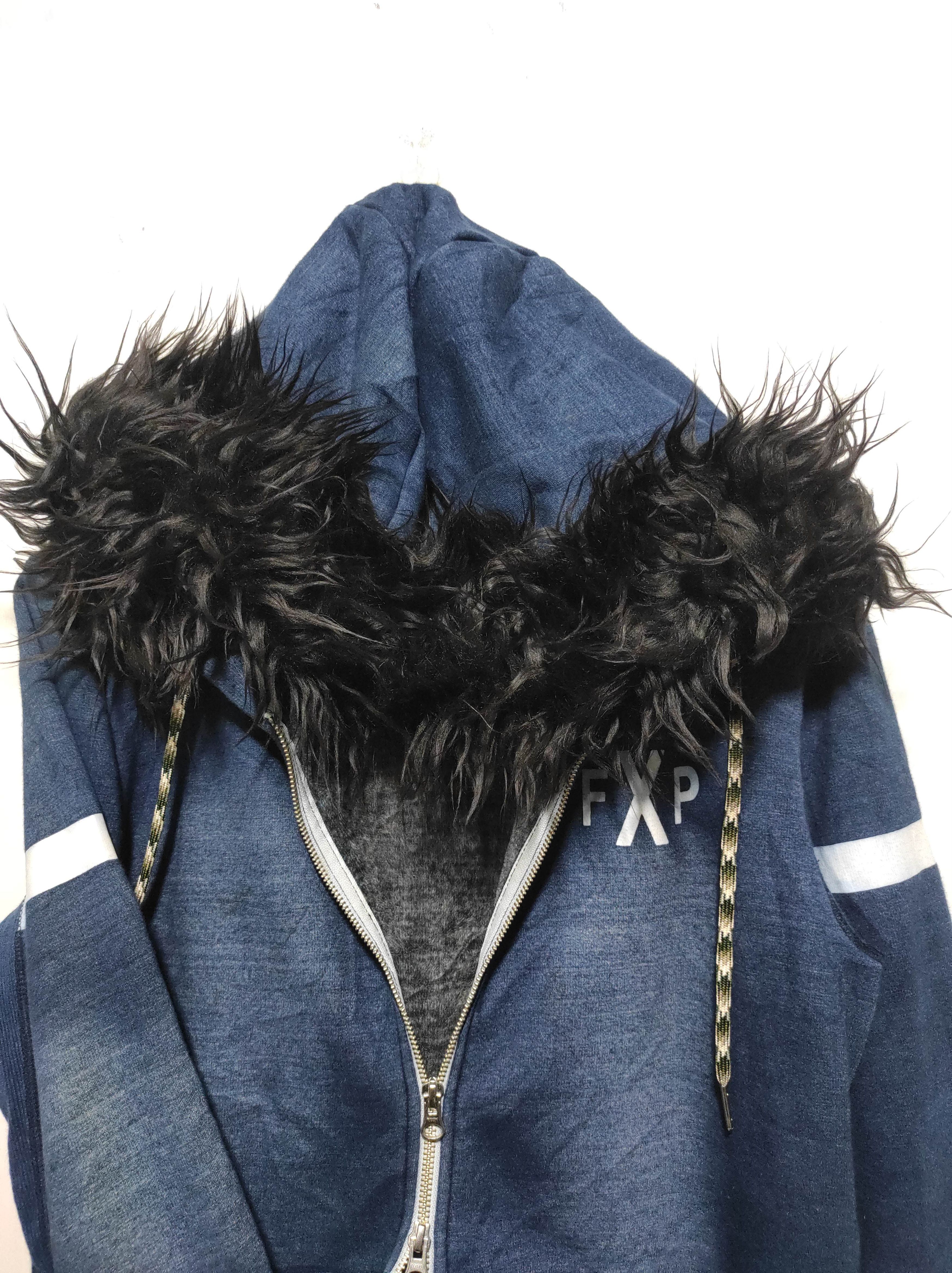 Hysteric Glamour Flash Packer Sherpa Denim Double Zipper Fur Hoodie LGB style Size US M / EU 48-50 / 2 - 3 Thumbnail