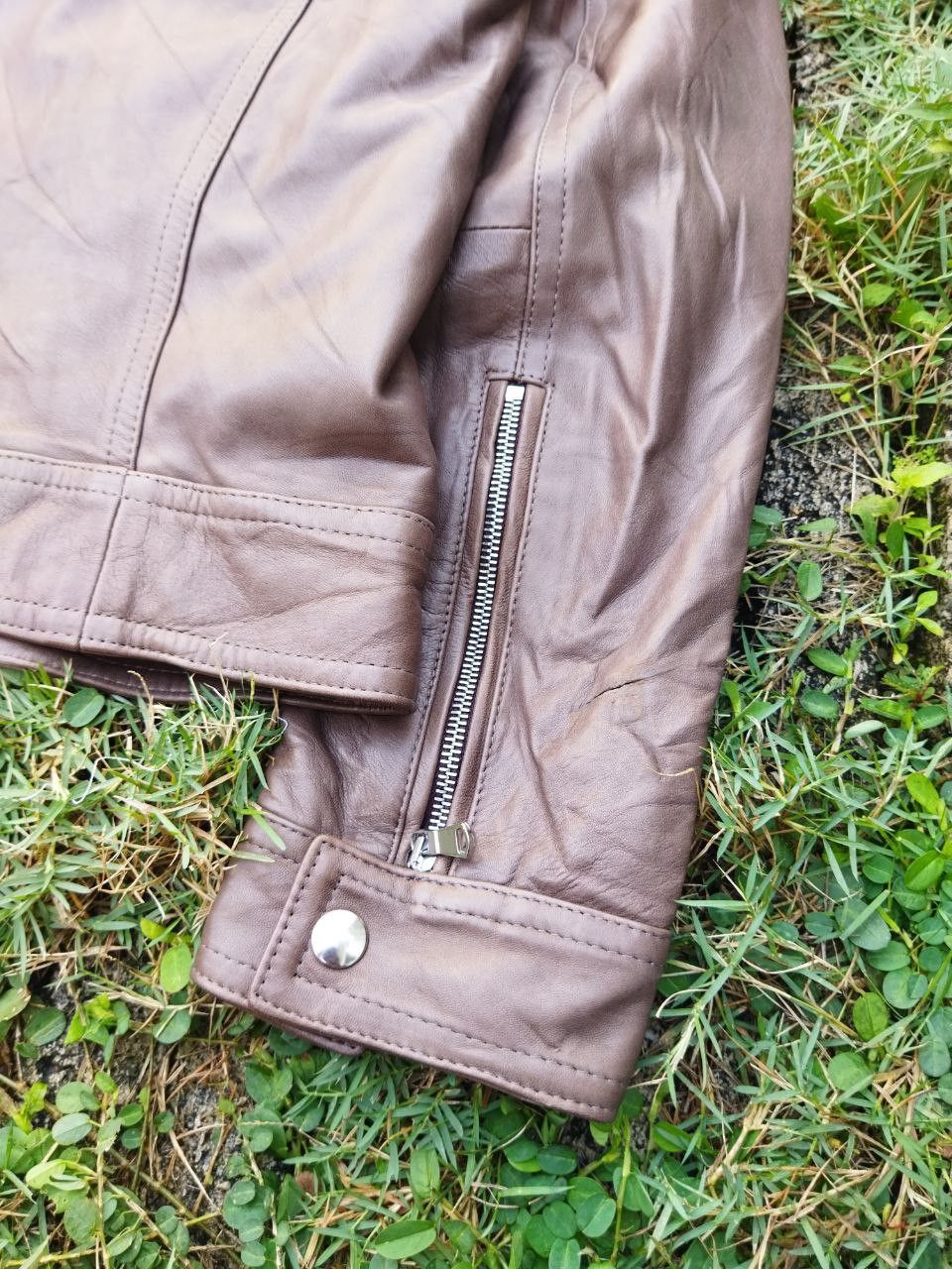 Genuine Leather Emmeti di Franco Lamb Skin Jacket Size US L / EU 52-54 / 3 - 11 Thumbnail