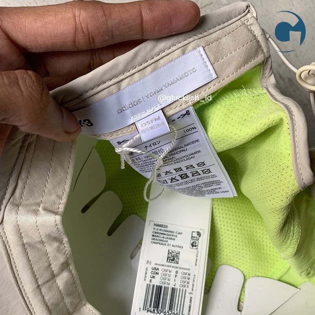 Y-3 Y3, Nylon Beige Running Cap Size ONE SIZE - 5 Thumbnail